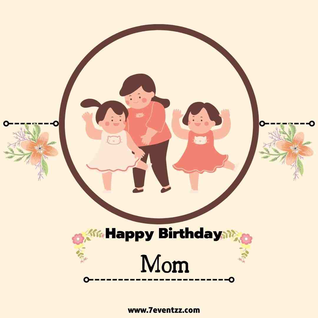 Happy Birthday Wishes for Mom HD Image for WhatsApp