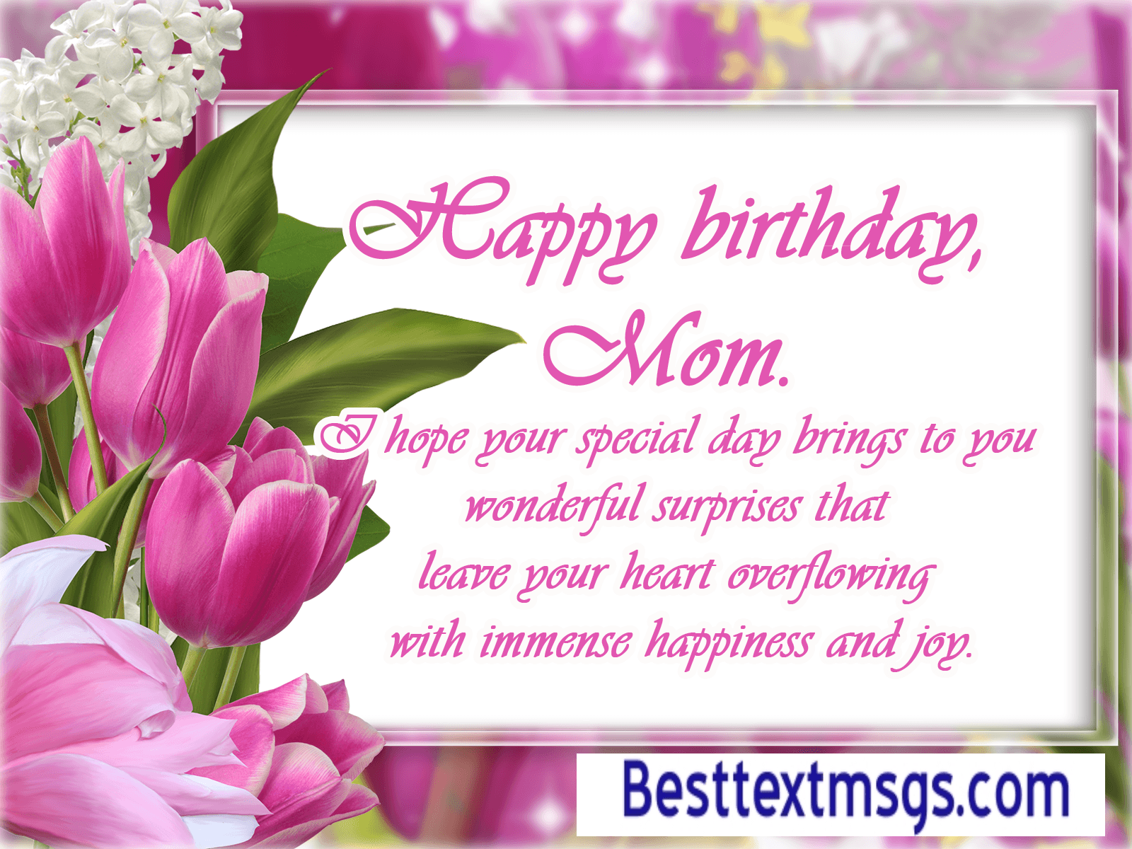 Happy Birthday Mom Image Quotes wishes message