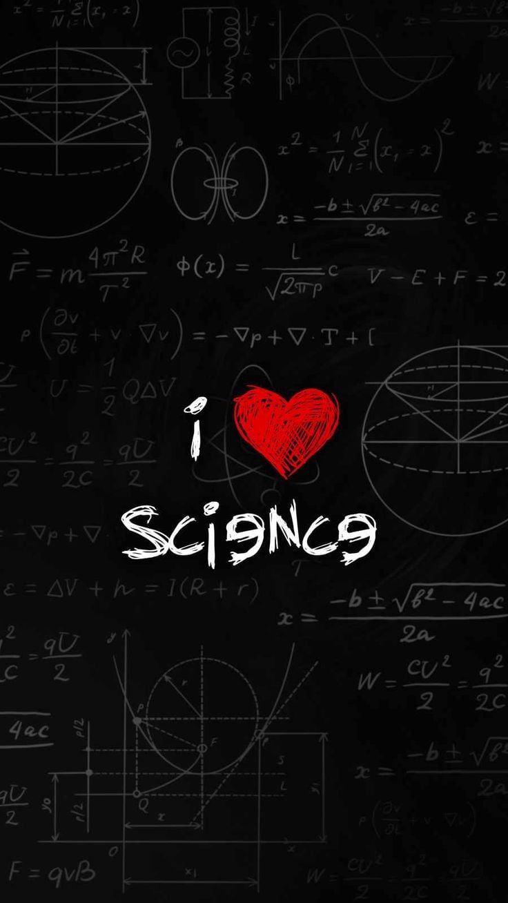 I Love Science IPhone Wallpaper Wallpaper, iPhone Wallpaper. Best iphone wallpaper, Quote iphone, iPhone background