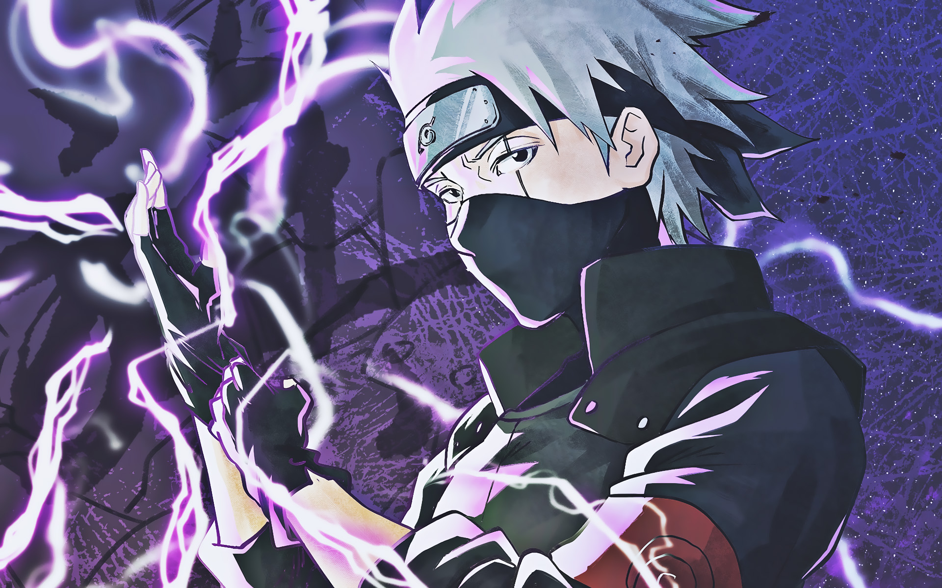 Download wallpaper Kakashi Hatake, purple lightings, Naruto characters, Sharingan, battle, Hatake Kakashi, manga, Naruto, Kakashi Hatake Naruto for desktop with resolution 1920x1200. High Quality HD picture wallpaper