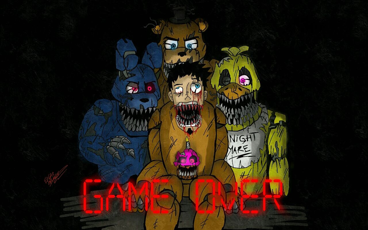 Game Over FNAF4 By Edgar Games. Fnaf, Five Nights At Freddy's, Five Night