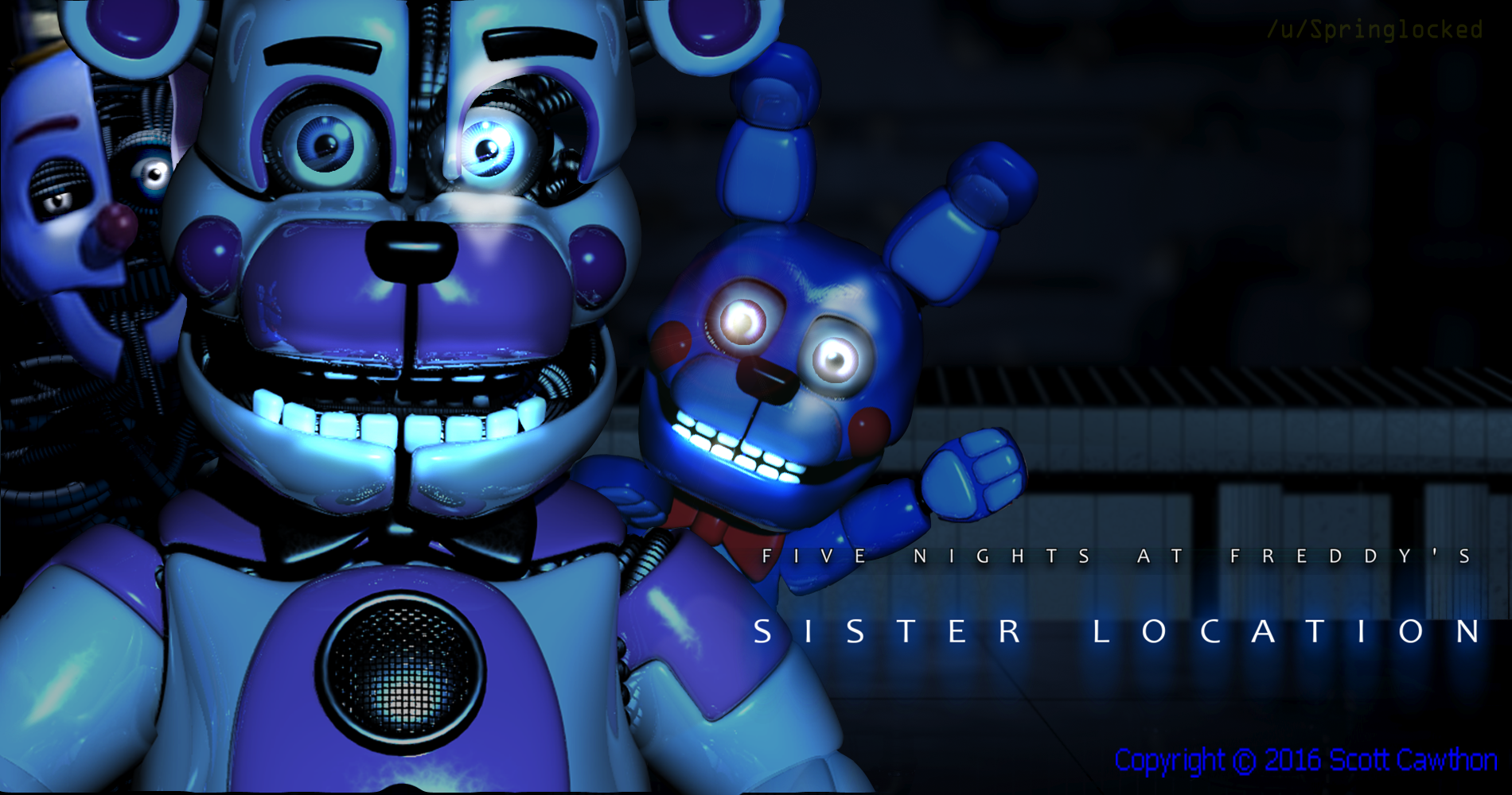 Sister Location Wallpaper Game Over, Kid. FREDDY BON AND ENNARD