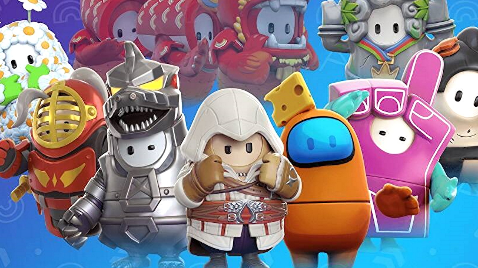 Fall Guys Season 1 Battle Pass rewards, including all skins, costumes and patterns