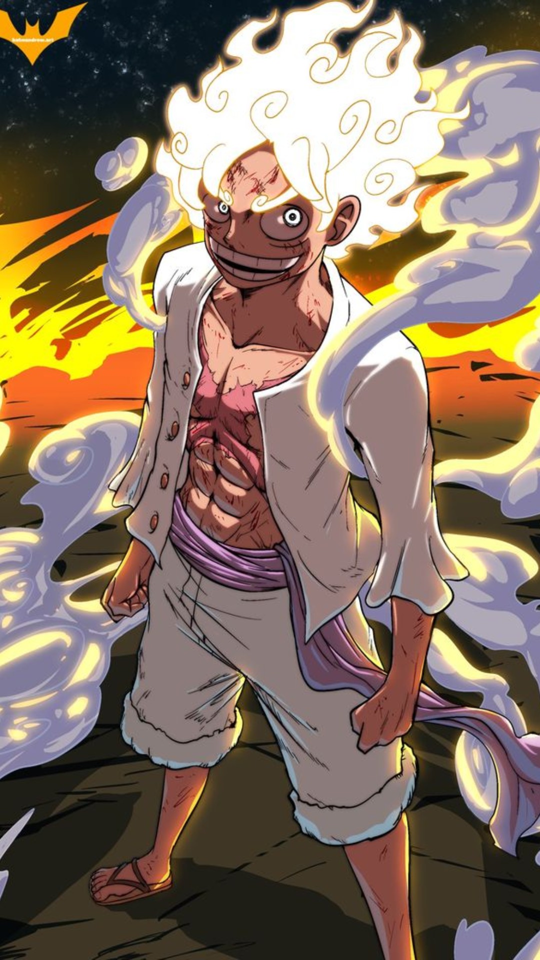 Luffy Gear 5 Mobile Wallpapers - Wallpaper Cave