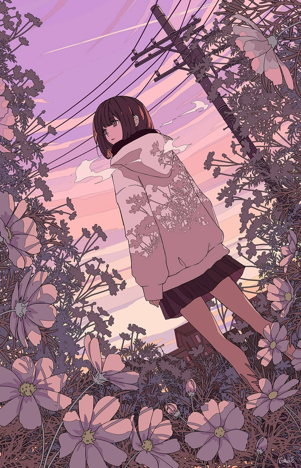 Download Japanese Girl Digital Art Wallpaper