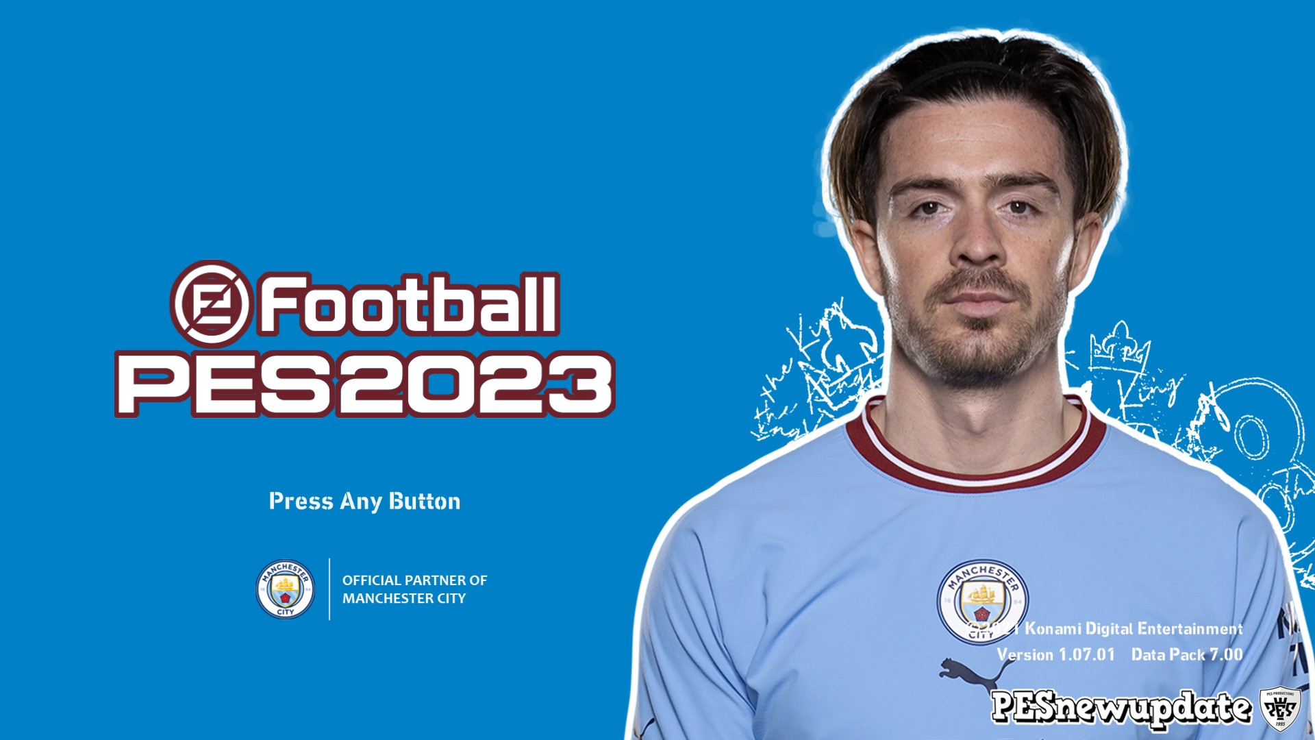 PES 2021 Menu Manchester City 2022 2023 By PESNewupdate PESNewupdate.com. Free Download Latest Pro Evolution Soccer Patch & Updates