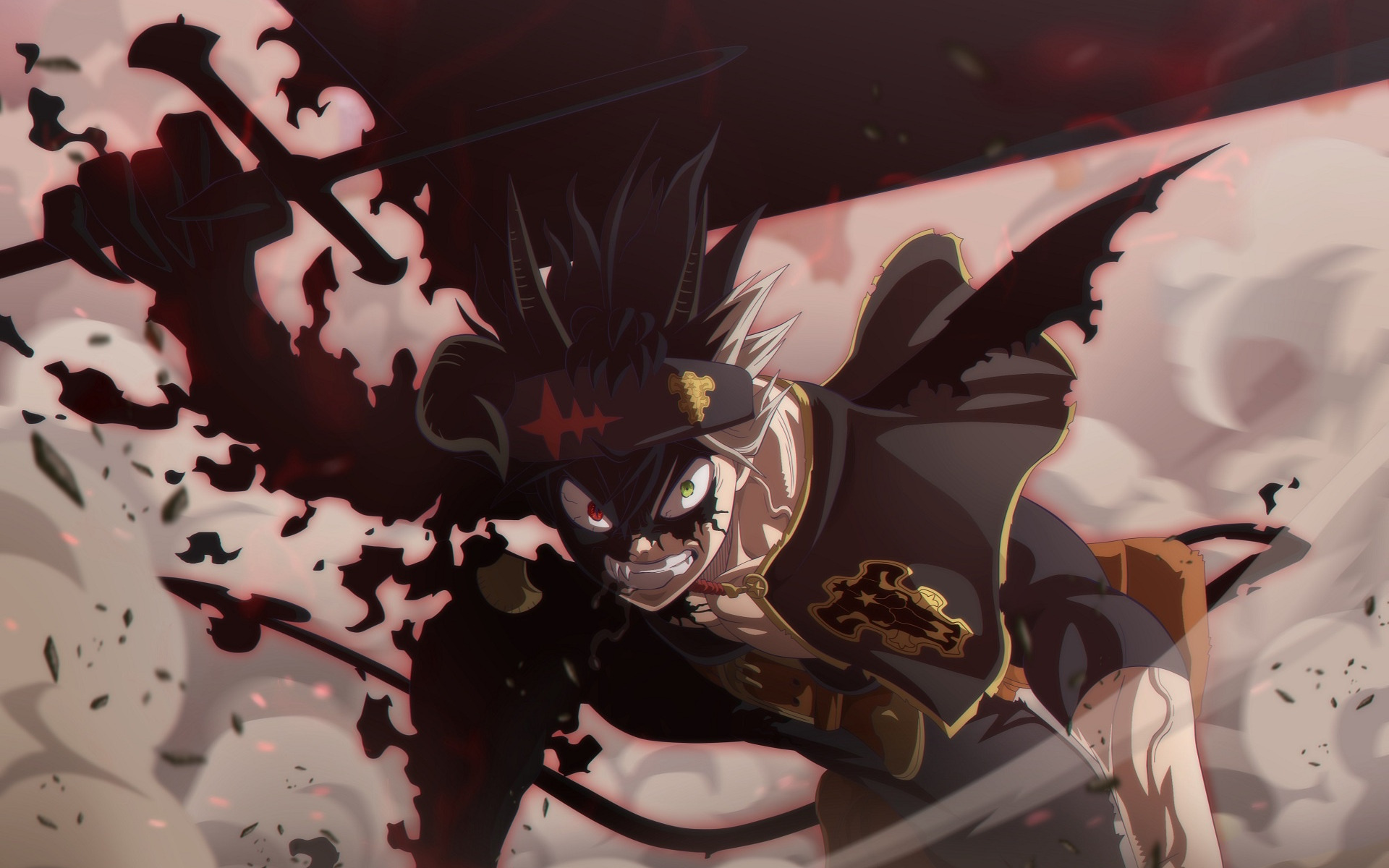 Download wallpaper Black Clover, Asta, main characters, japanese manga, anime characters for desktop with resolution 1920x1200. High Quality HD picture wallpaper