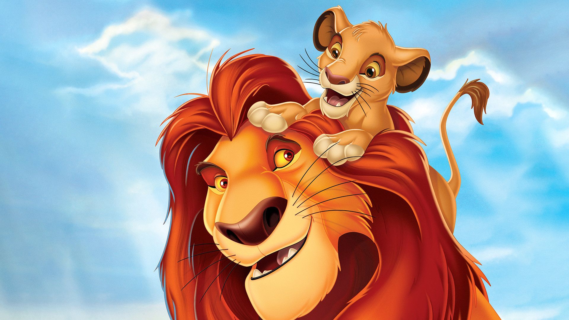 Simba And Mufasa Lion King Wallpaper