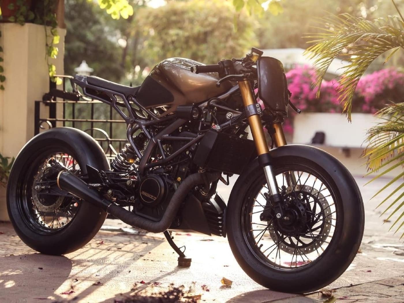 KTM 390 Duke Transformed Into A Custom Track Ready Machine