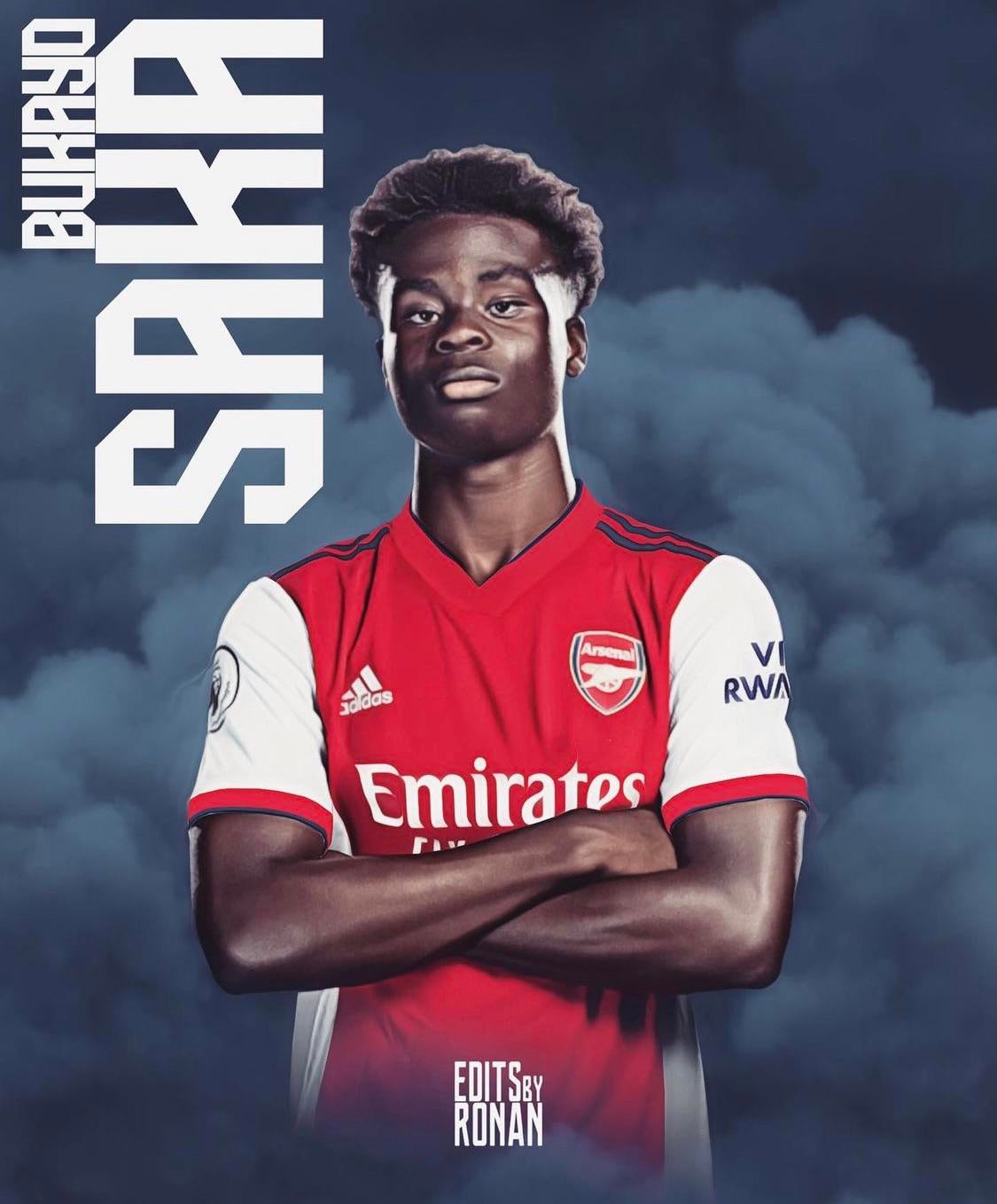 Bukayo In Our Leaked 2021 2022 Home Kit