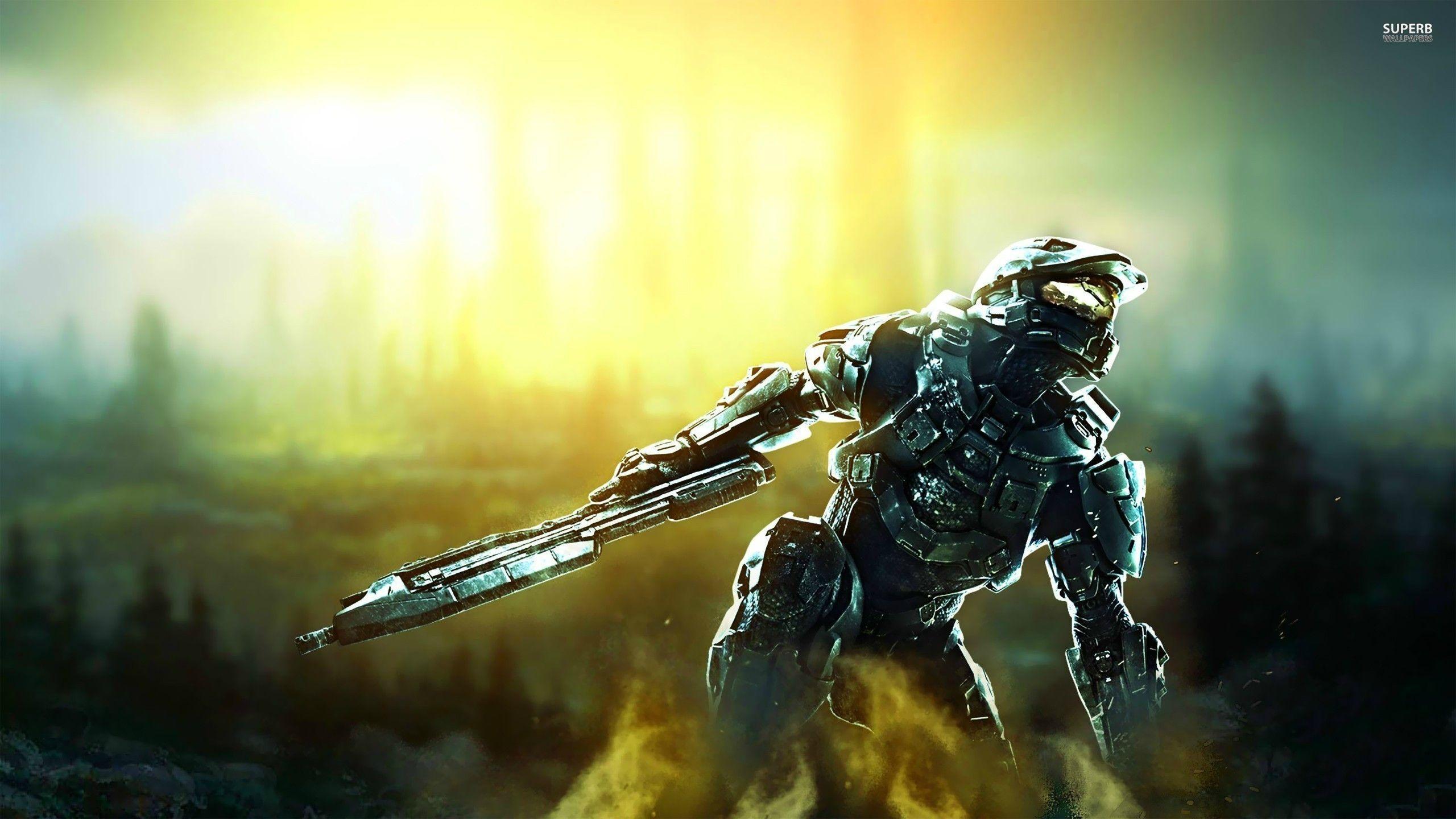 halo wallpaper, cg artwork, pc game, fictional character, action figure, digital compositing