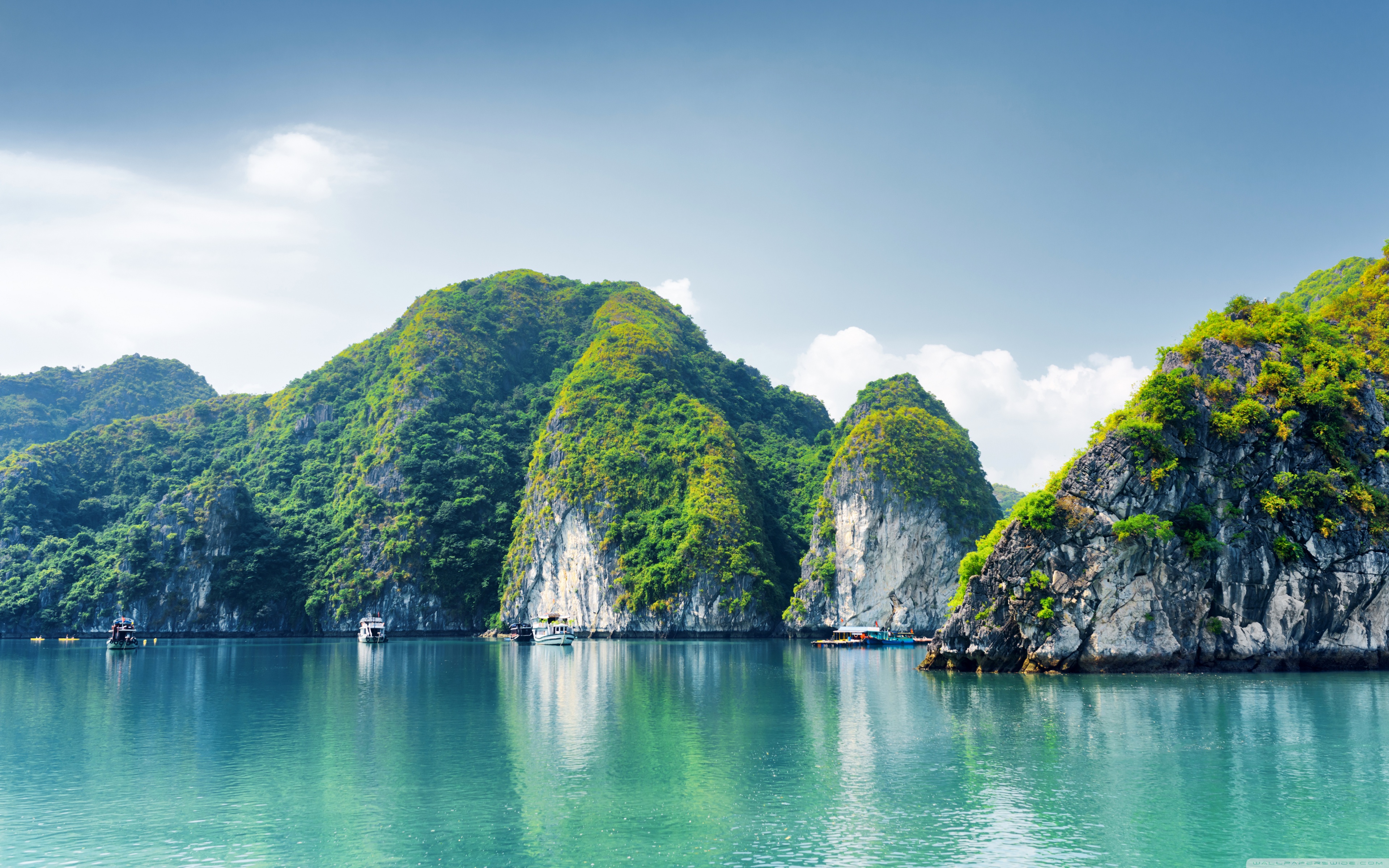 Ha Long Bay, Vietnam Ultra HD Desktop Background Wallpaper for 4K UHD TV, Widescreen & UltraWide Desktop & Laptop, Tablet