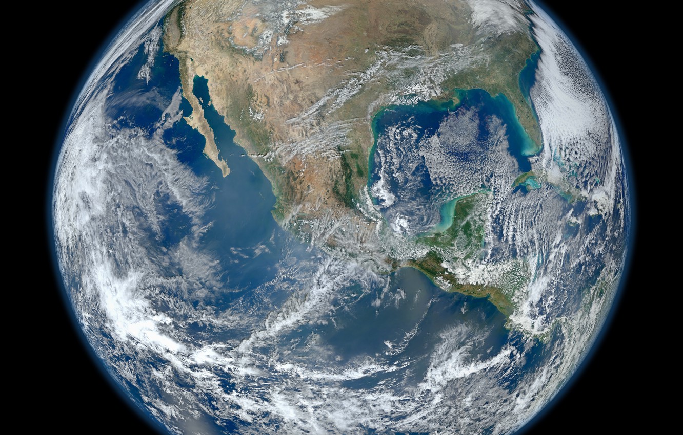 Wallpaper Earth, Earth, North America, Gulf of Mexico, North America image for desktop, section космос