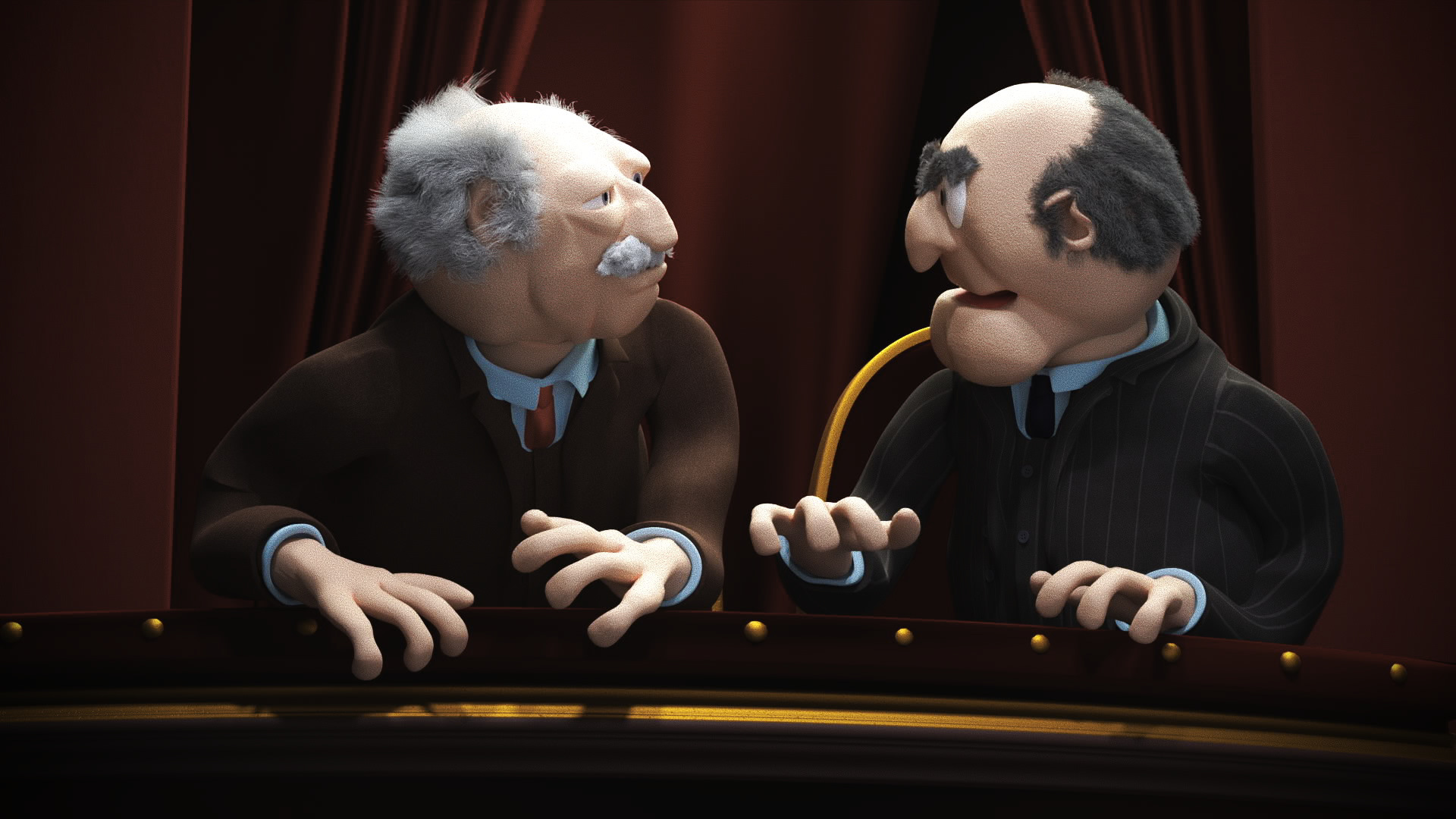 Statler and Waldorf from The Muppets Projects Artists Community
