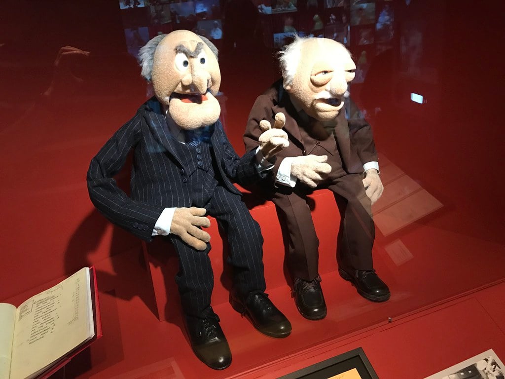Statler and Waldorf. The Jim Henson Exhibition: Museum of t