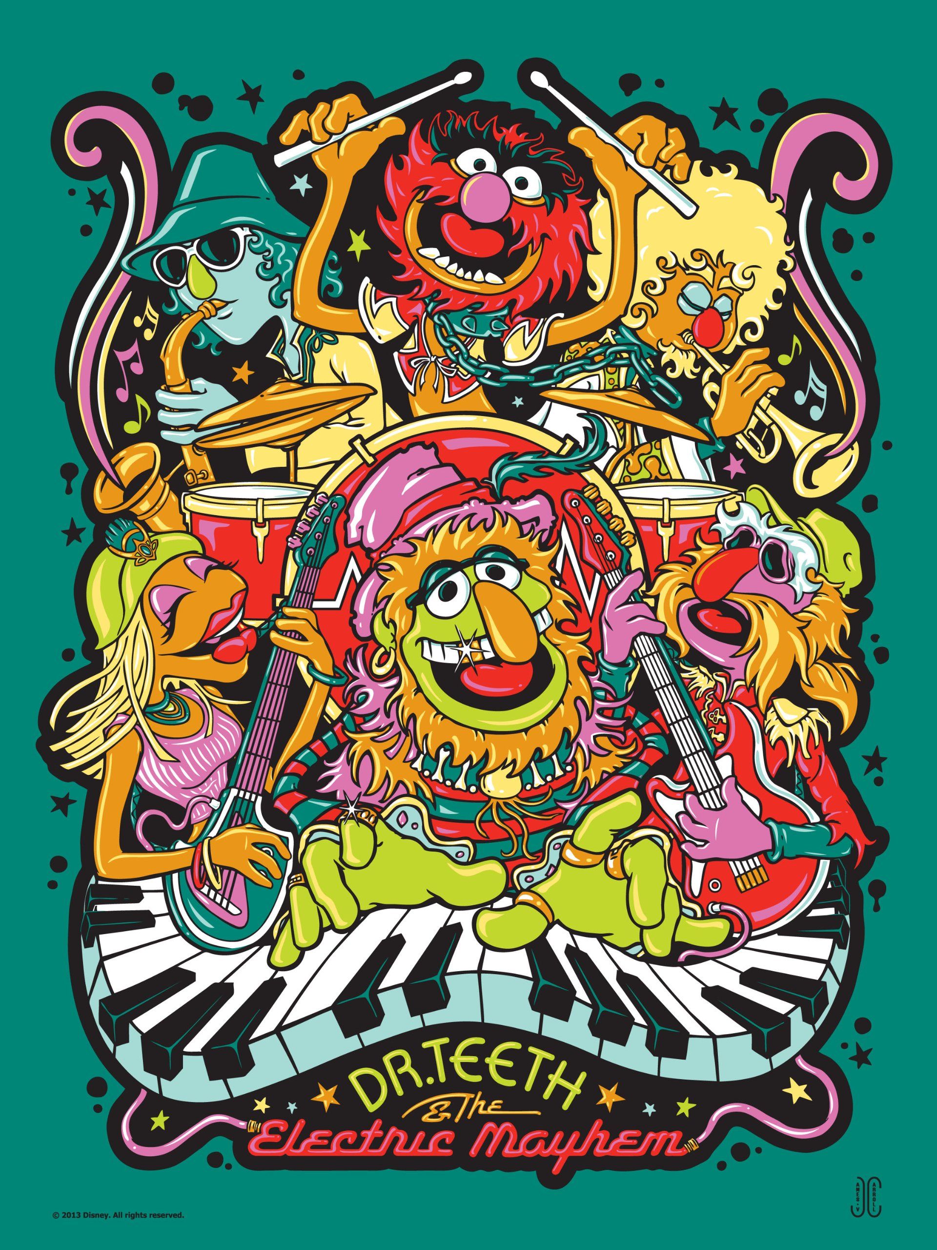 Electric Mayhem Wallpaper