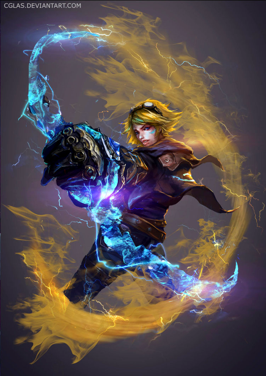 LOL, League Of Legends, Fan Art, Wallpaper, Campeões, Ezreal, (by CGlas). Lol league of legends, League of legends, The legend of heroes