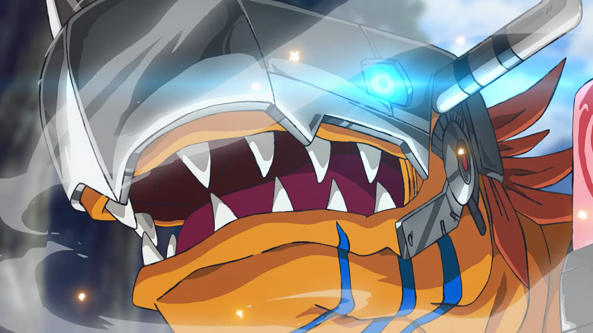 Metal greymon wallpaper