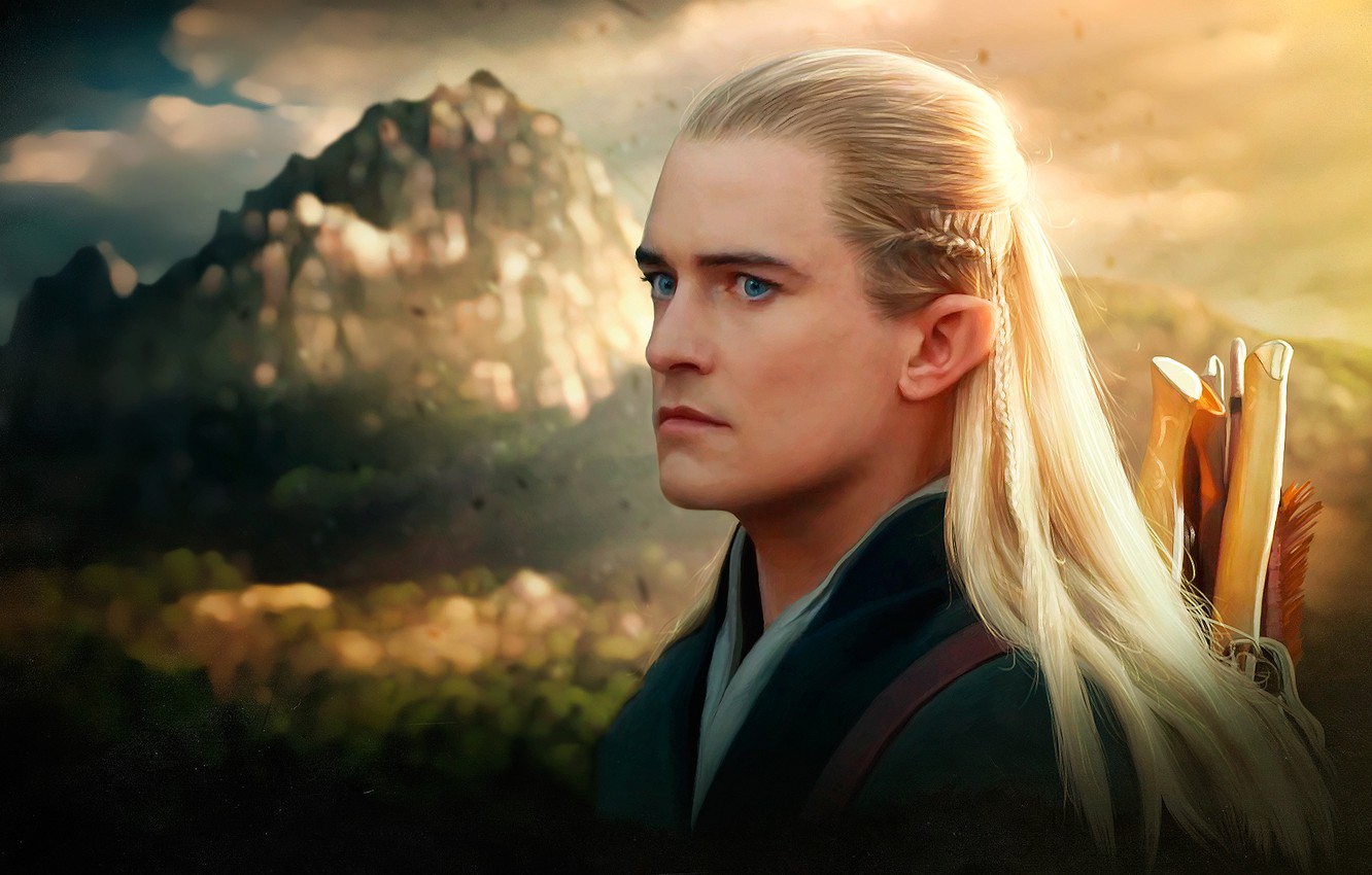 Wallpaper elf, The Lord Of The Rings, actor, Orlando Bloom, The hobbit image for desktop, section фильмы