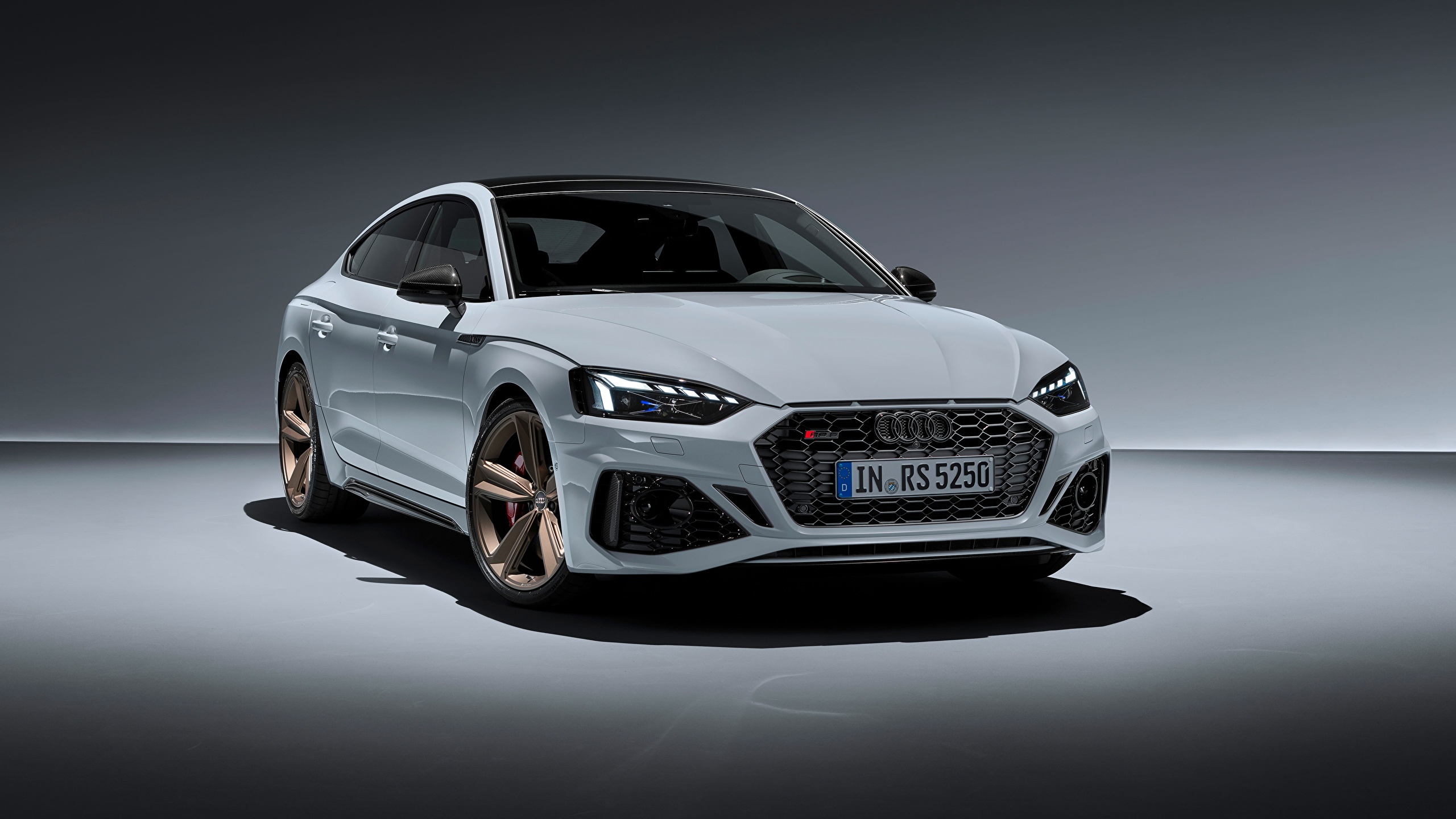 Photo Audi RS5, Sportback, RS 5, 2020 White auto Metallic 2560x1440