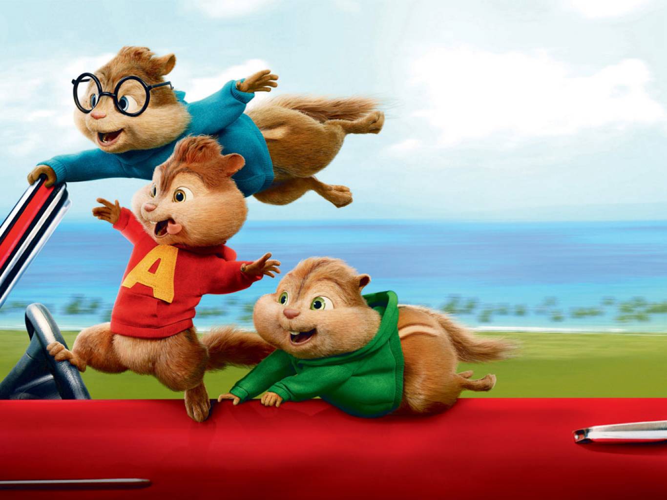 Alvin and the Chipmunks The Road Chip Movie HD Wallpaper. Alvin and the Chipmunks The Road Chip HD Movie Wallpaper Free Download (1080p to 2K)