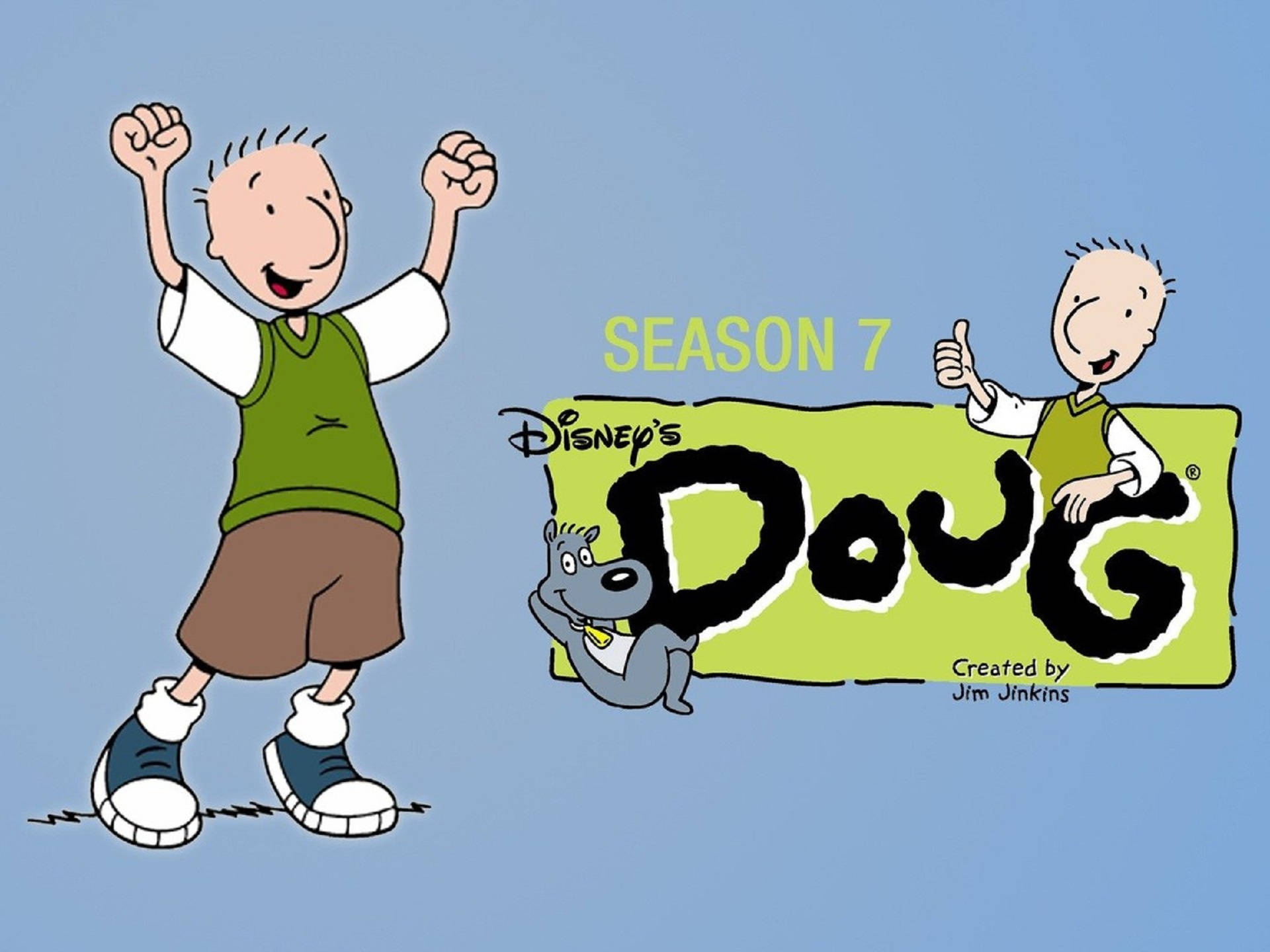 Download Doug Cartoon Season 7 Cover Wallpaper