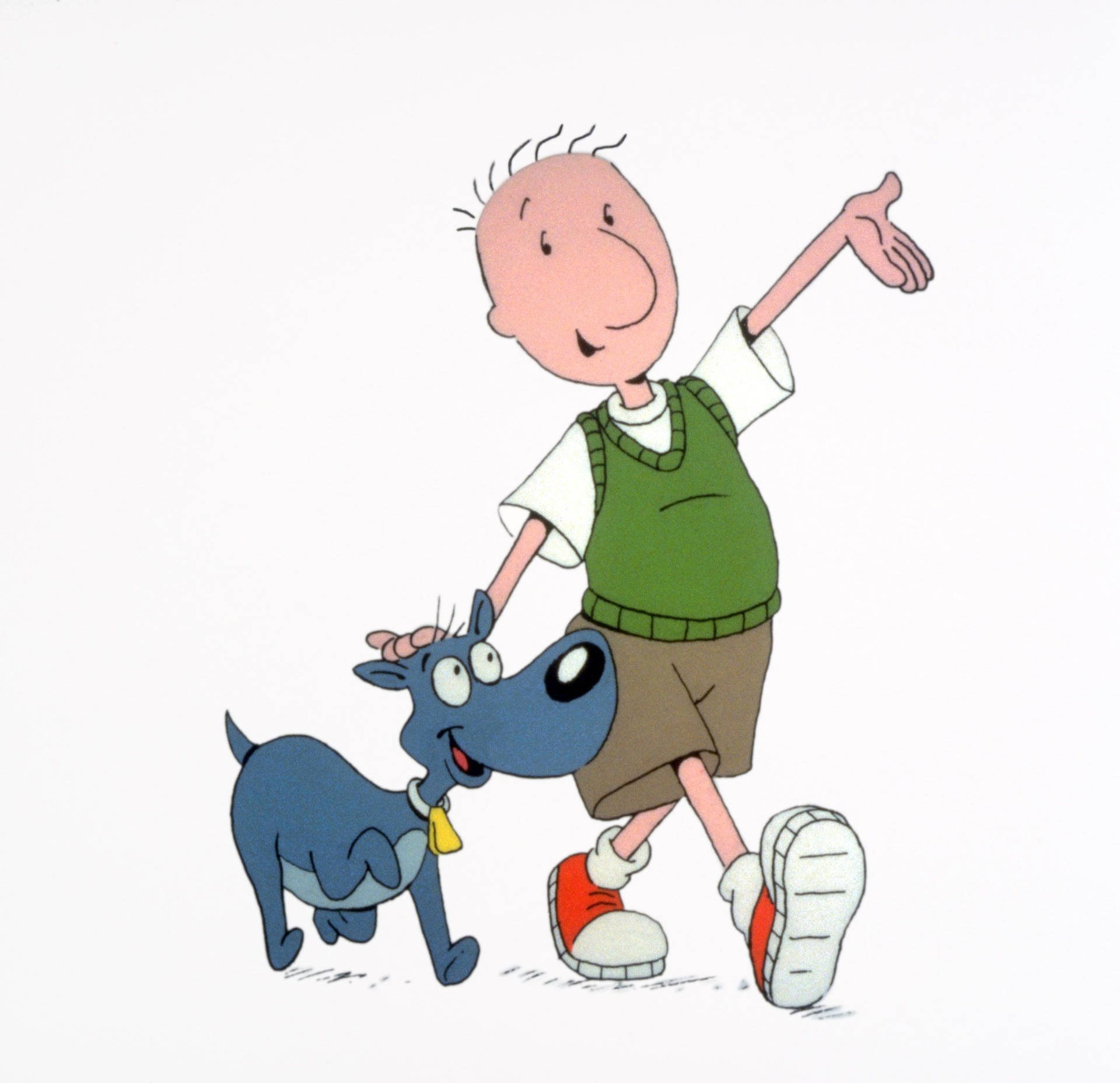 Download Doug With Porkchop Dog Wallpaper