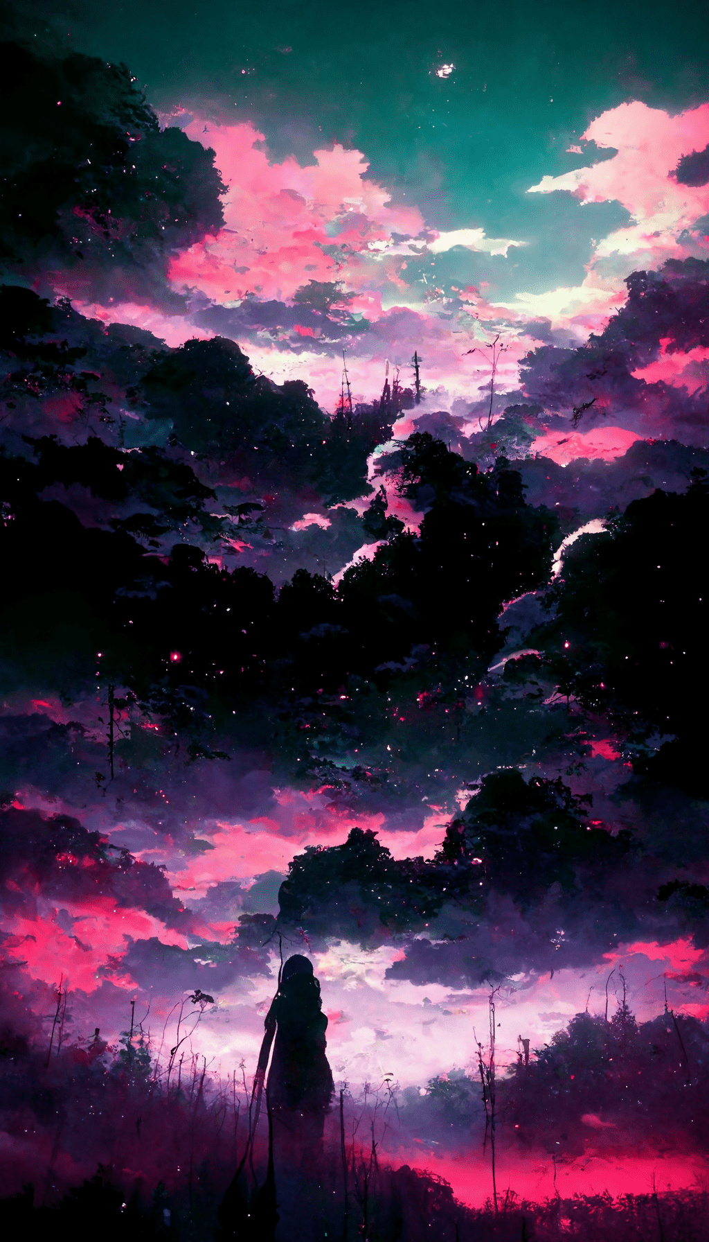 Anime Aesthetic Wallpaper for iPhone