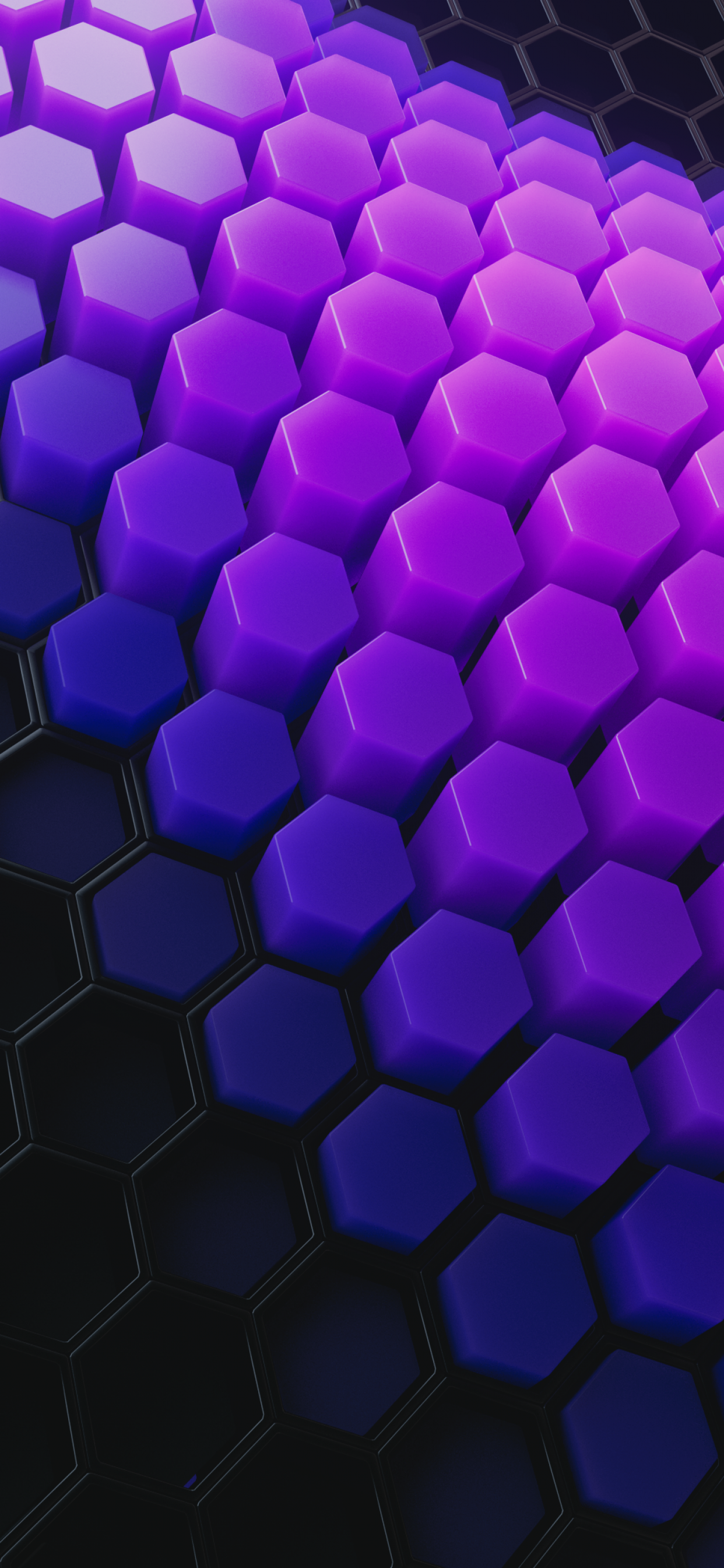 Hexagons Wallpaper 4K, Patterns, Violet background, Violet blocks, Abstract