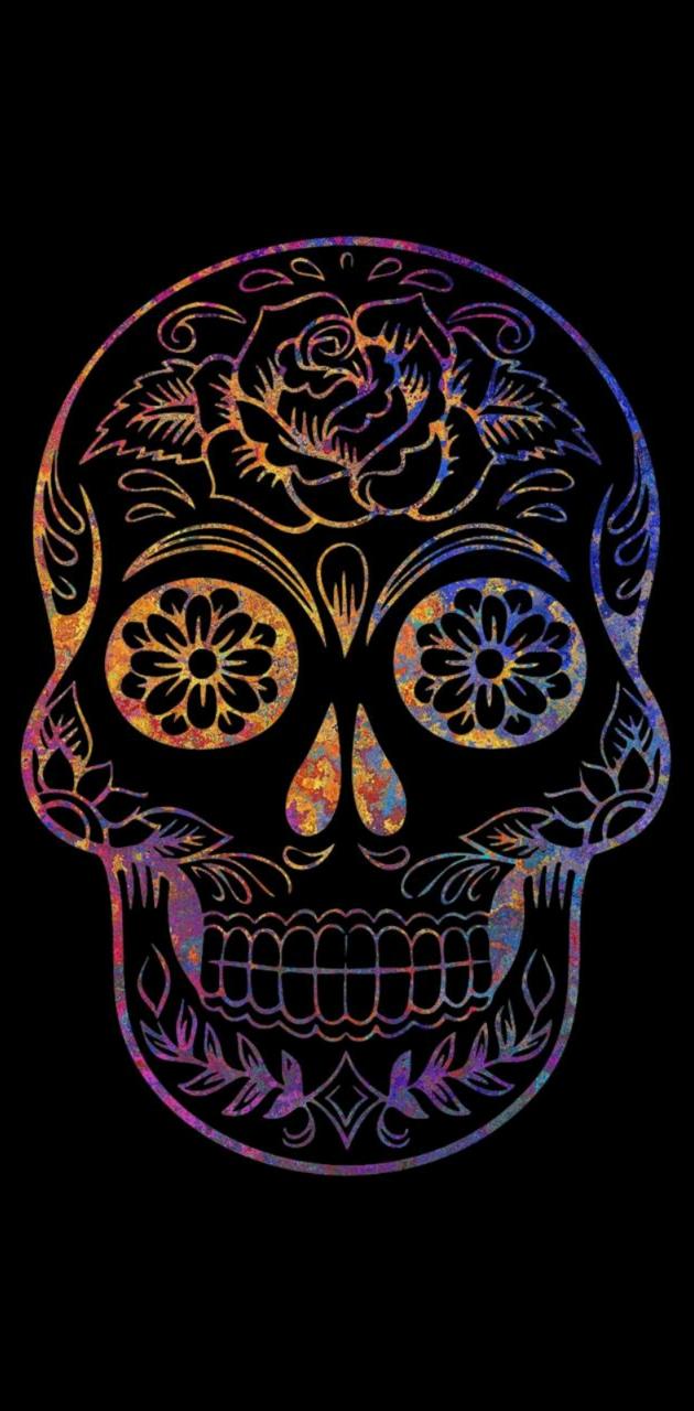 Sugar skull wallpaper
