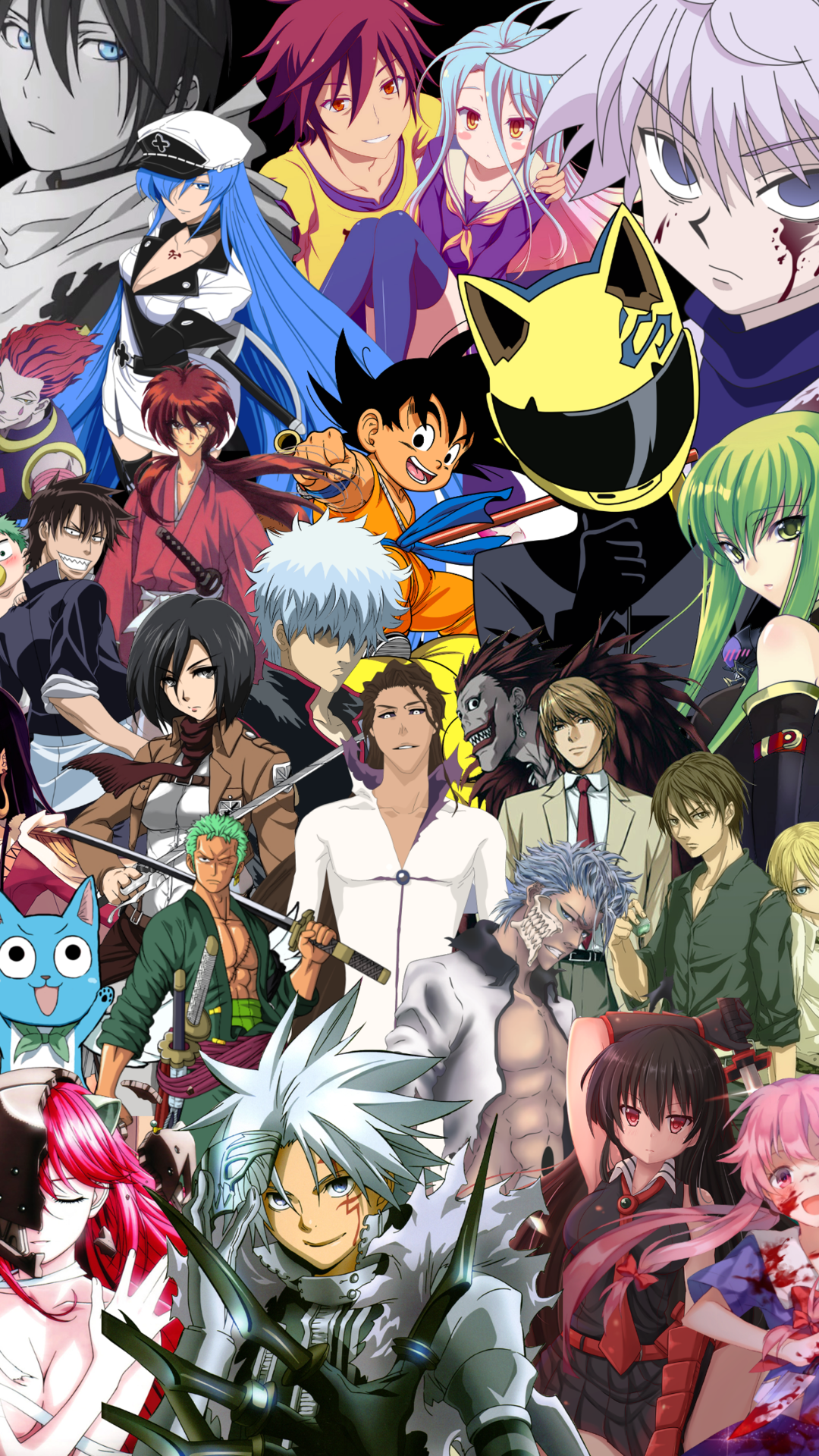 Anime, anime, anime collage, HD phone wallpaper