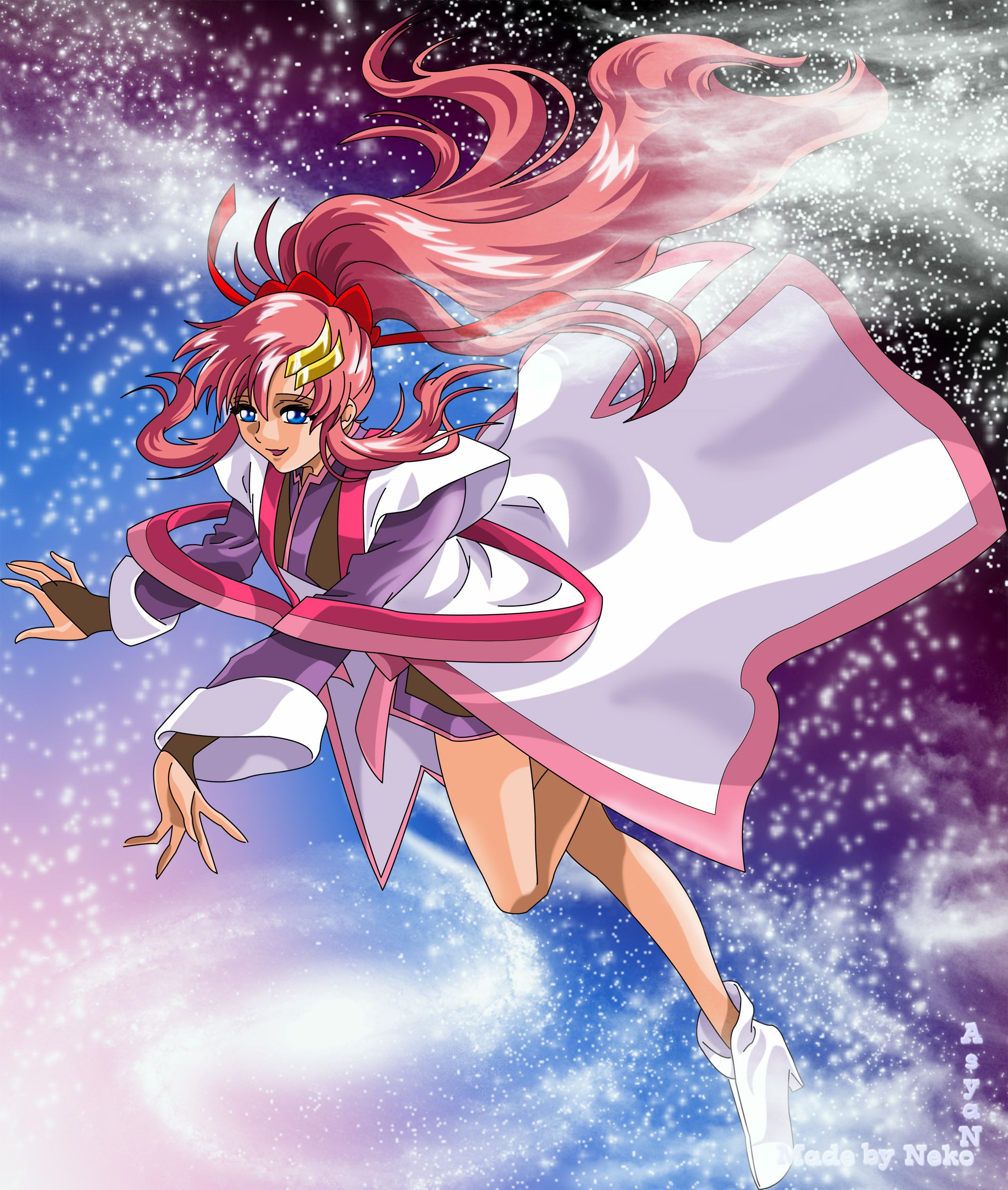 Lacus Clyne. Gundam seed, Gundam wallpaper, Gundam art