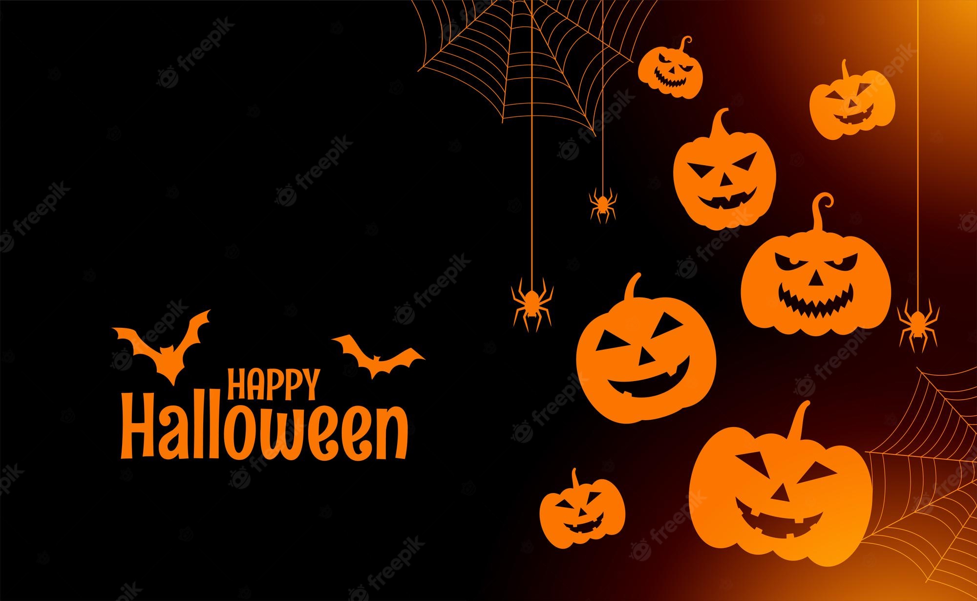 Halloween wallpaper Vectors & Illustrations for Free Download