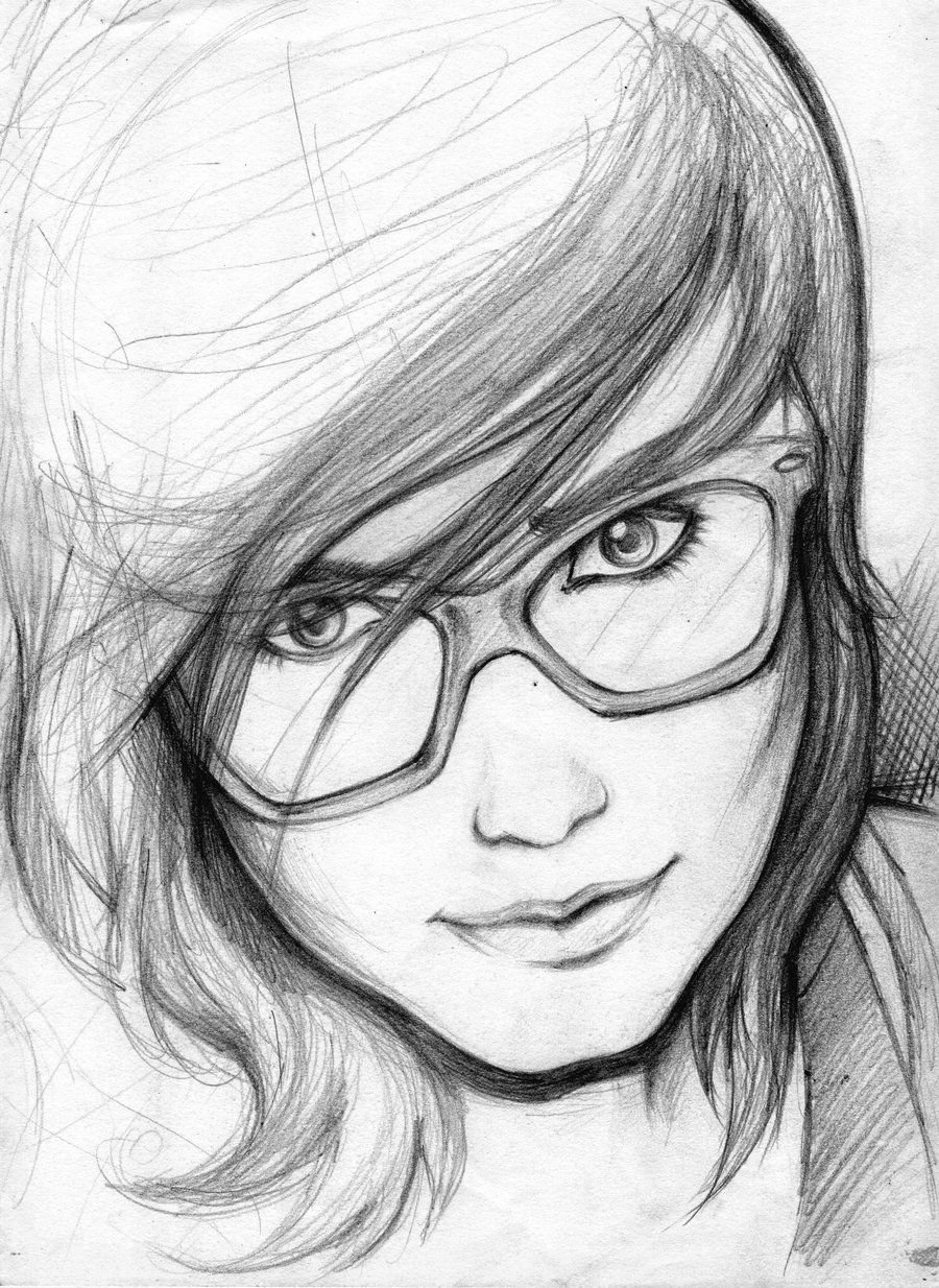 DRAWINGS IMAGES OF PEOPLE (50 photo) Drawings for sketching and not only
