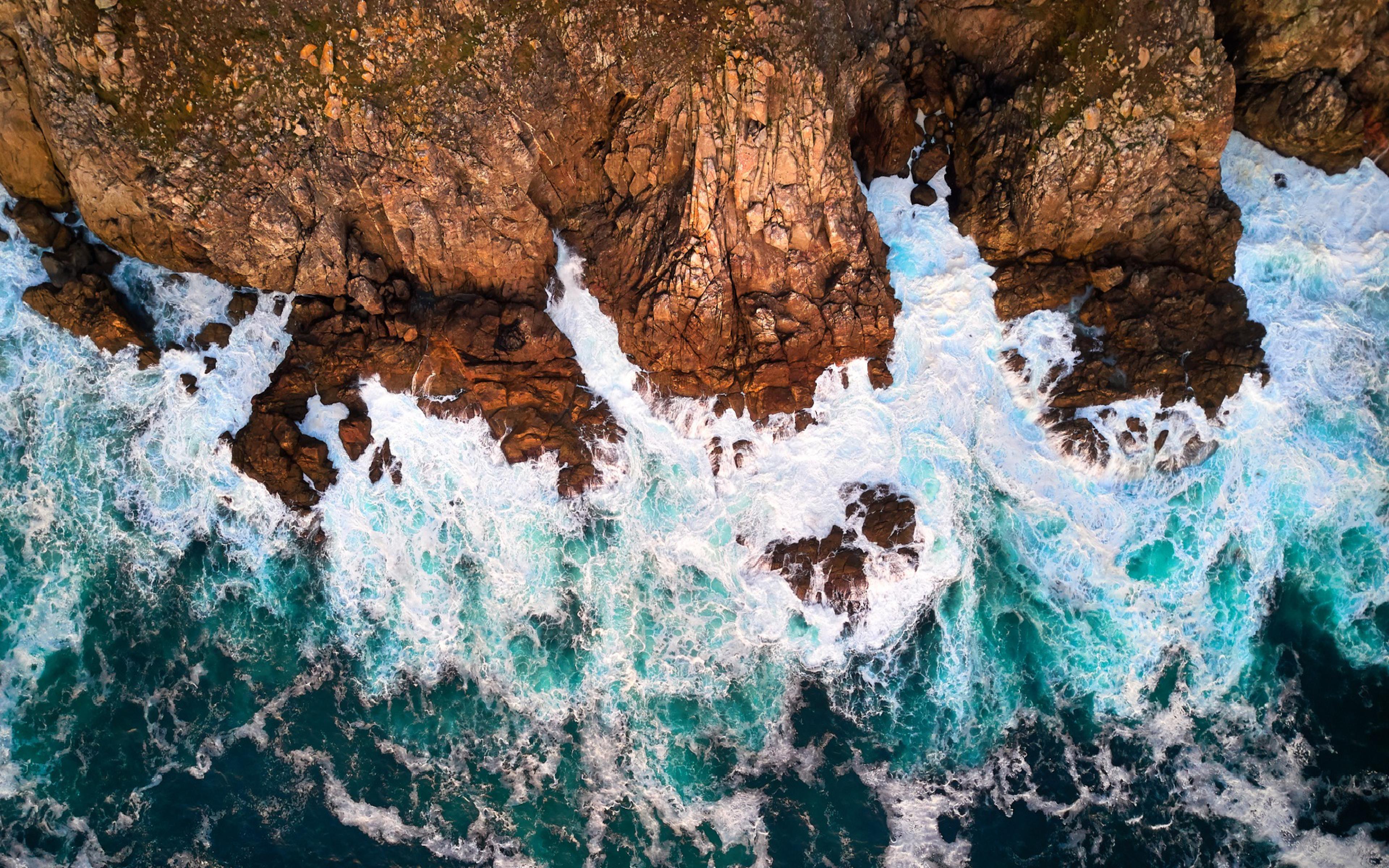 Cape Finisterre Atlantic Ocean Galicia Spain Ultra Wallpaper Download Free