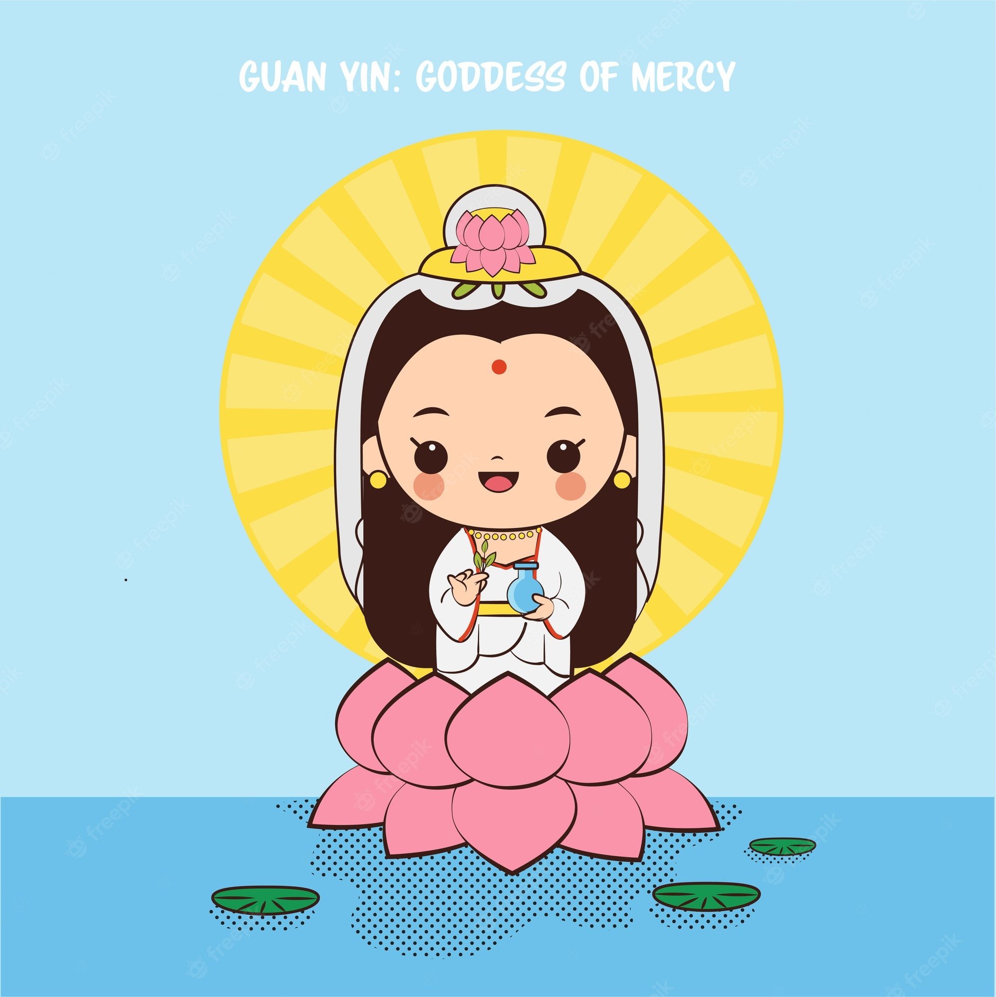 Guan Yin Image. Free Vectors, & PSD