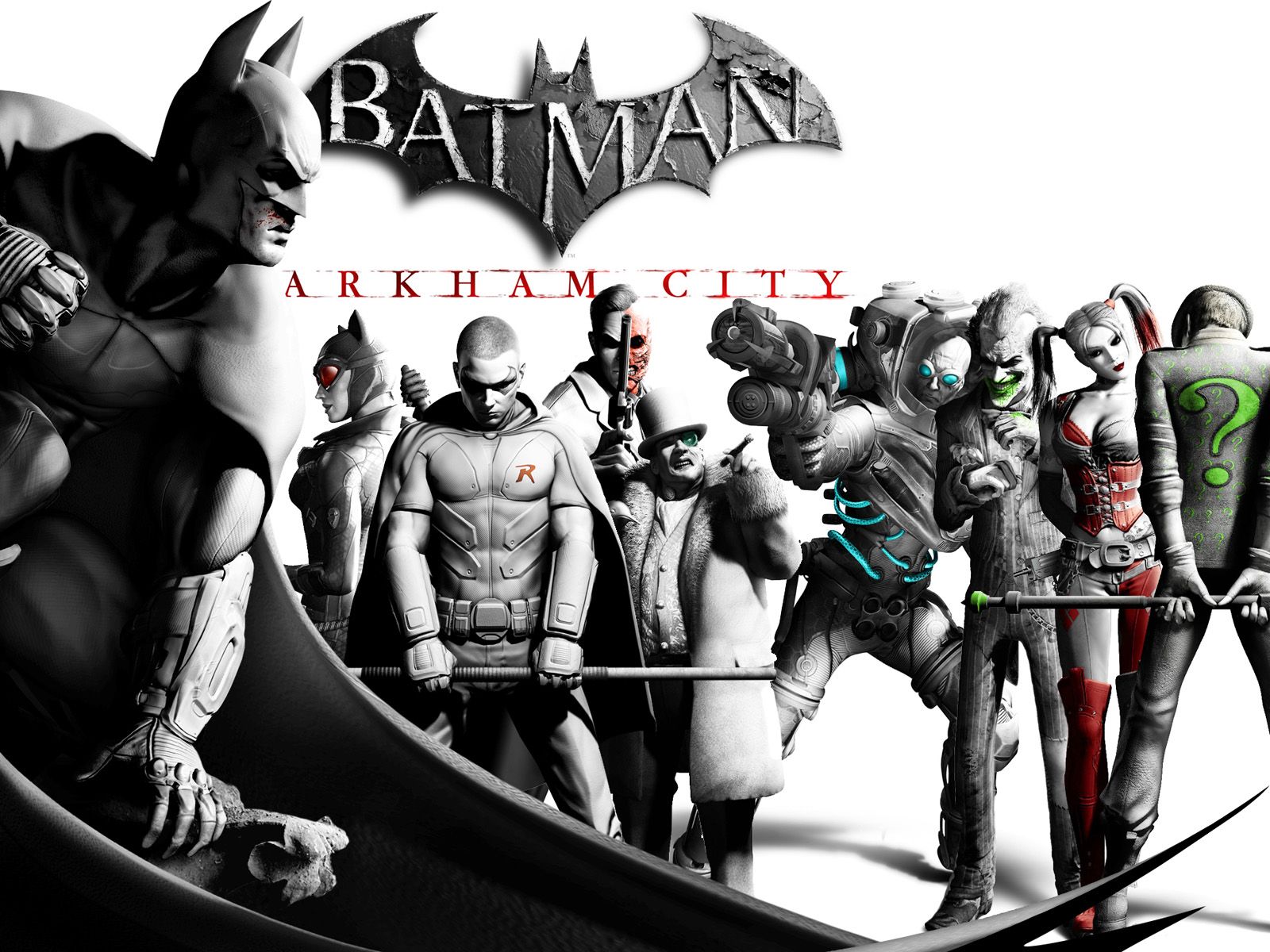 Batman: Arkham City Game Characters wallpaper. Arkham city, Batman arkham city, Batman