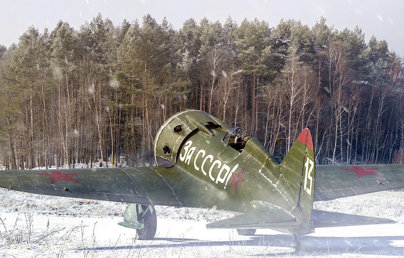 Wallpaper Ass, 16, THE RED ARMY AIR FORCE, Fighter Of The Sixteenth, Soviet Single Engine Fighter Monoplane, FOR THE SOVIET UNION! Image For Desktop, Section авиация