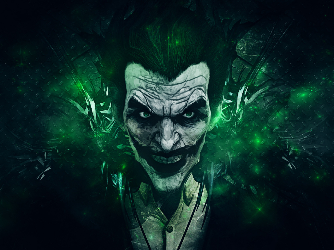 Download Joker, Batman: Arkham Knight, video game, villain, art wallpaper, 1152x Standard 4: Fullscreen