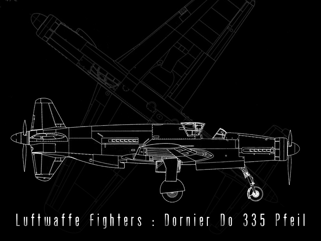 Luftwaffe Fighter Aircraft, Dornier Do 335 Pfeil wallpaper