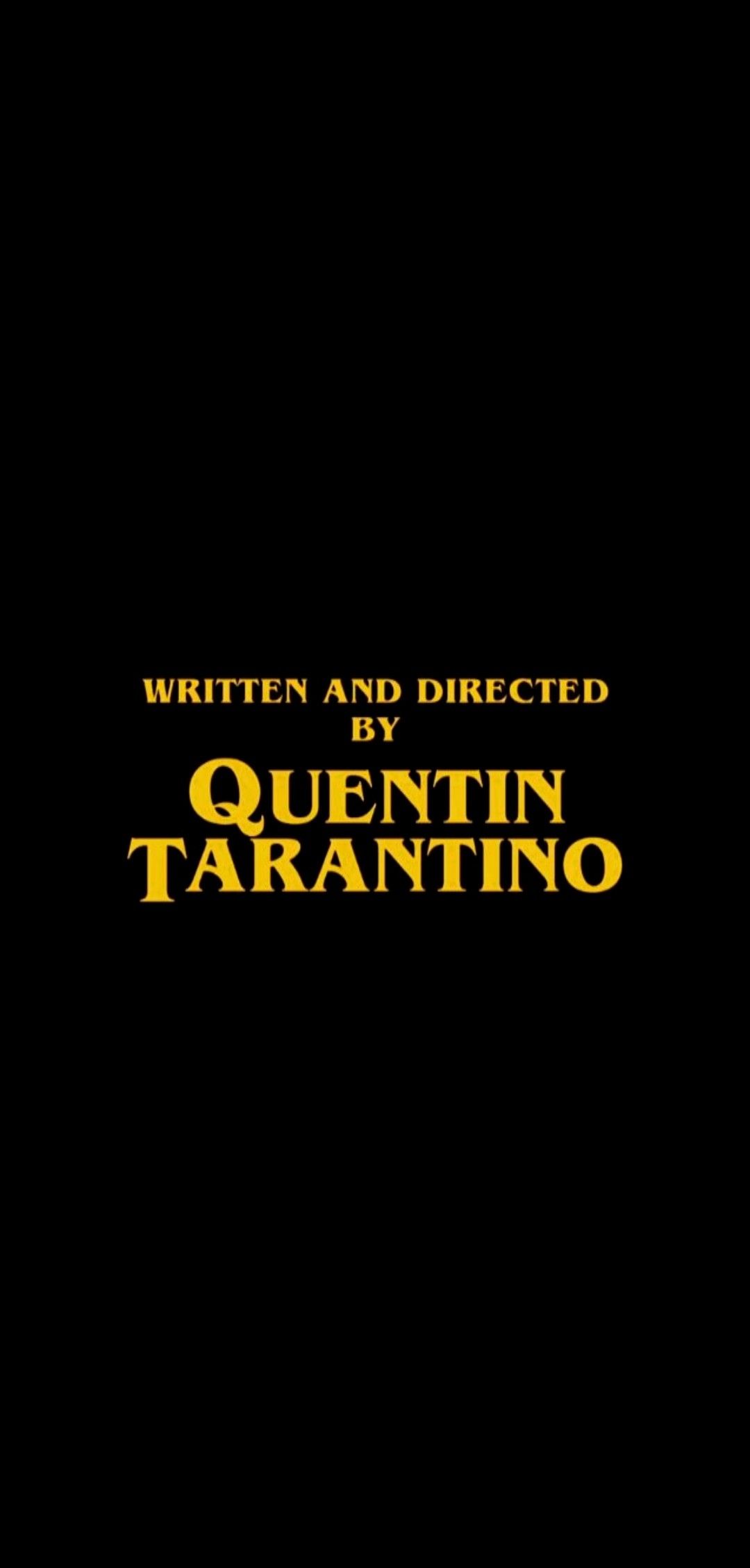 Quentin Tarantino and Directed By Quentin Tarantino. Pôsteres de filmes, Wallpaper de filmes, Papel de parede geek