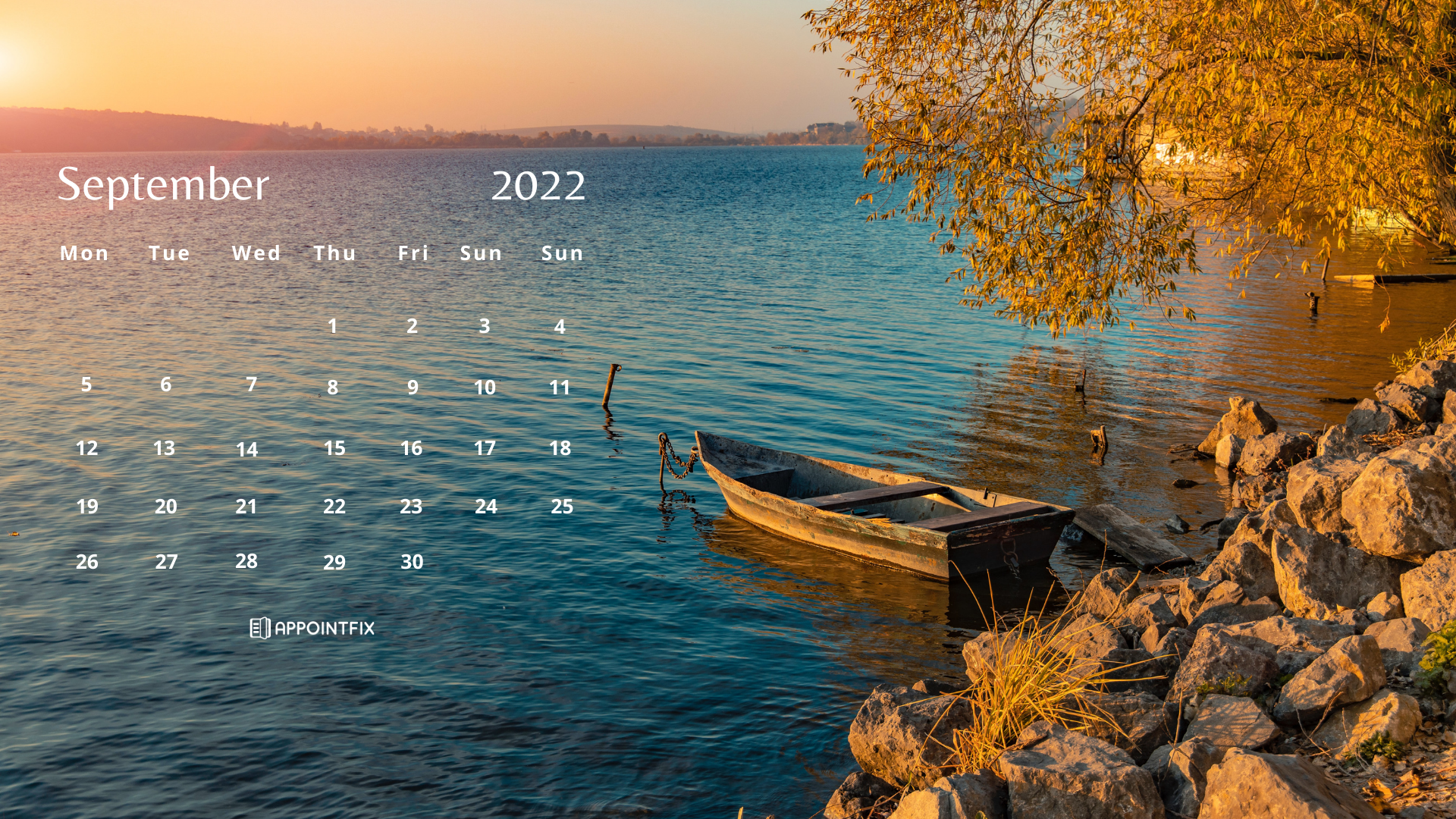 Free September 2022 Wallpaper Calendars