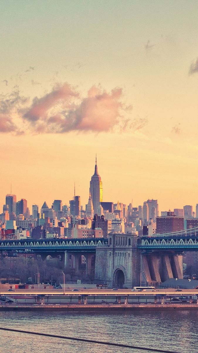 New York Manhattan Bridge IPhone Wallpaper. New York City, Places To Go, Wonders Of The World