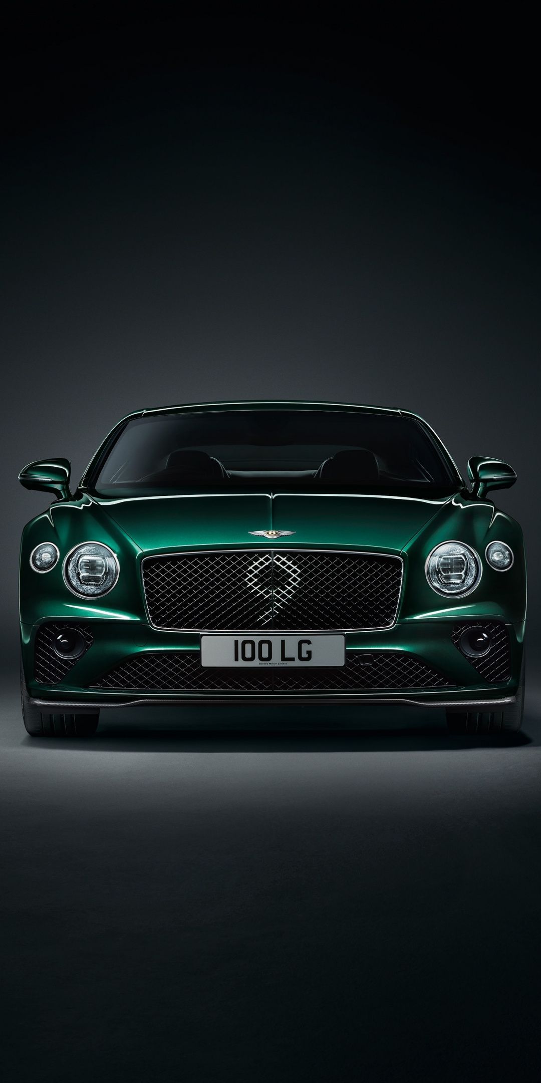 Bentley Continental GT, Number 9 edition, green, front, 1080x2160 wallpaper. Bentley continental gt, Bentley continental, Bentley