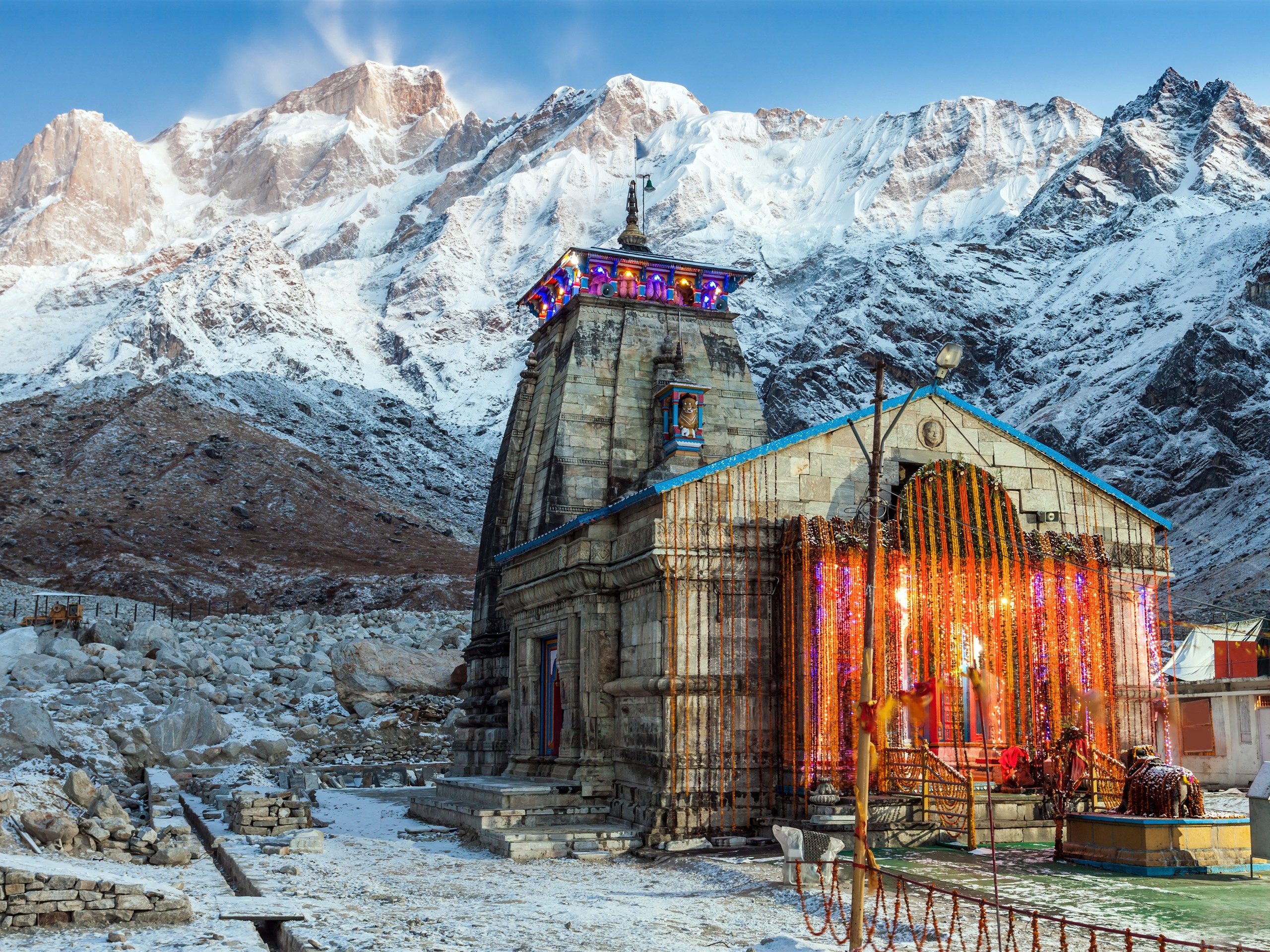 Kedarnath Temple India 2022 Bing 5K Photo
