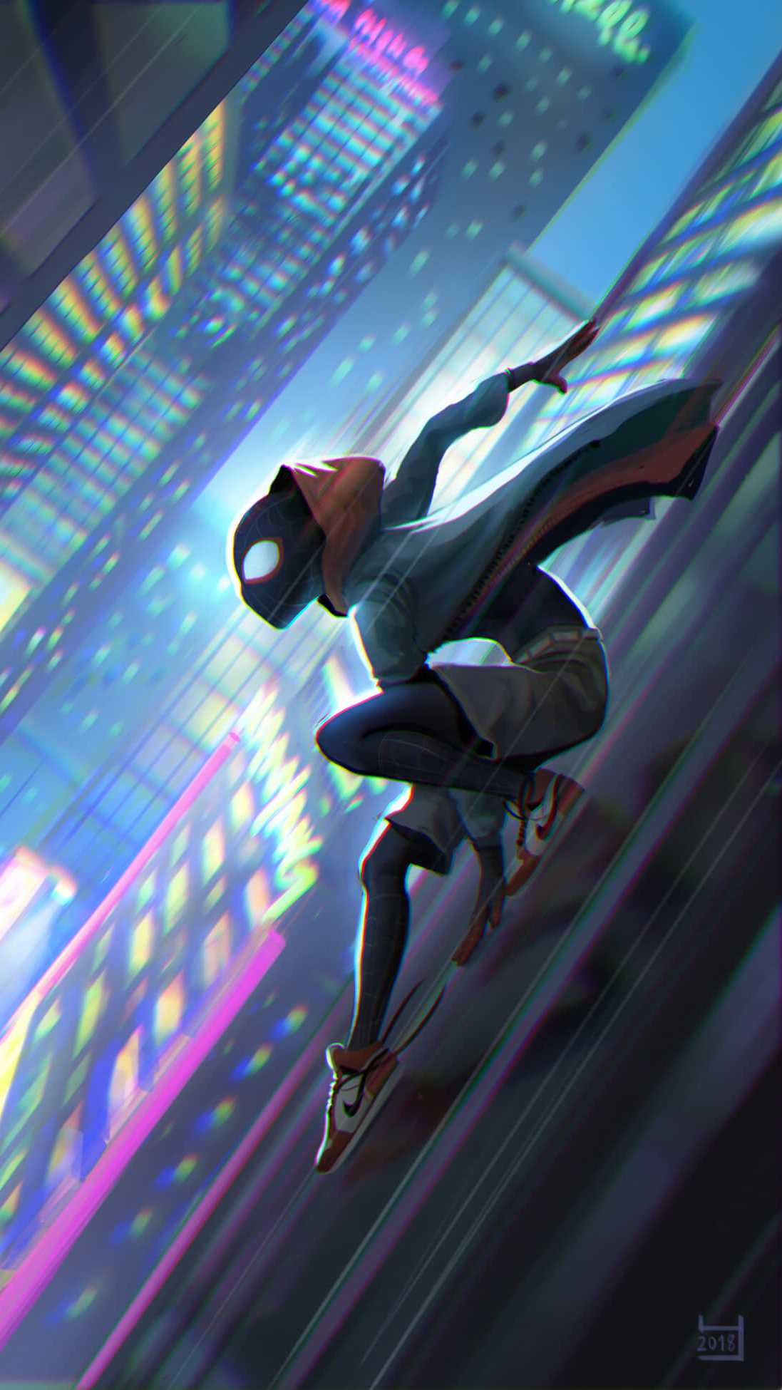 SpiderMan Into The Spider Verse IPhone Wallpaper Wallpaper, iPhone Wallpaper