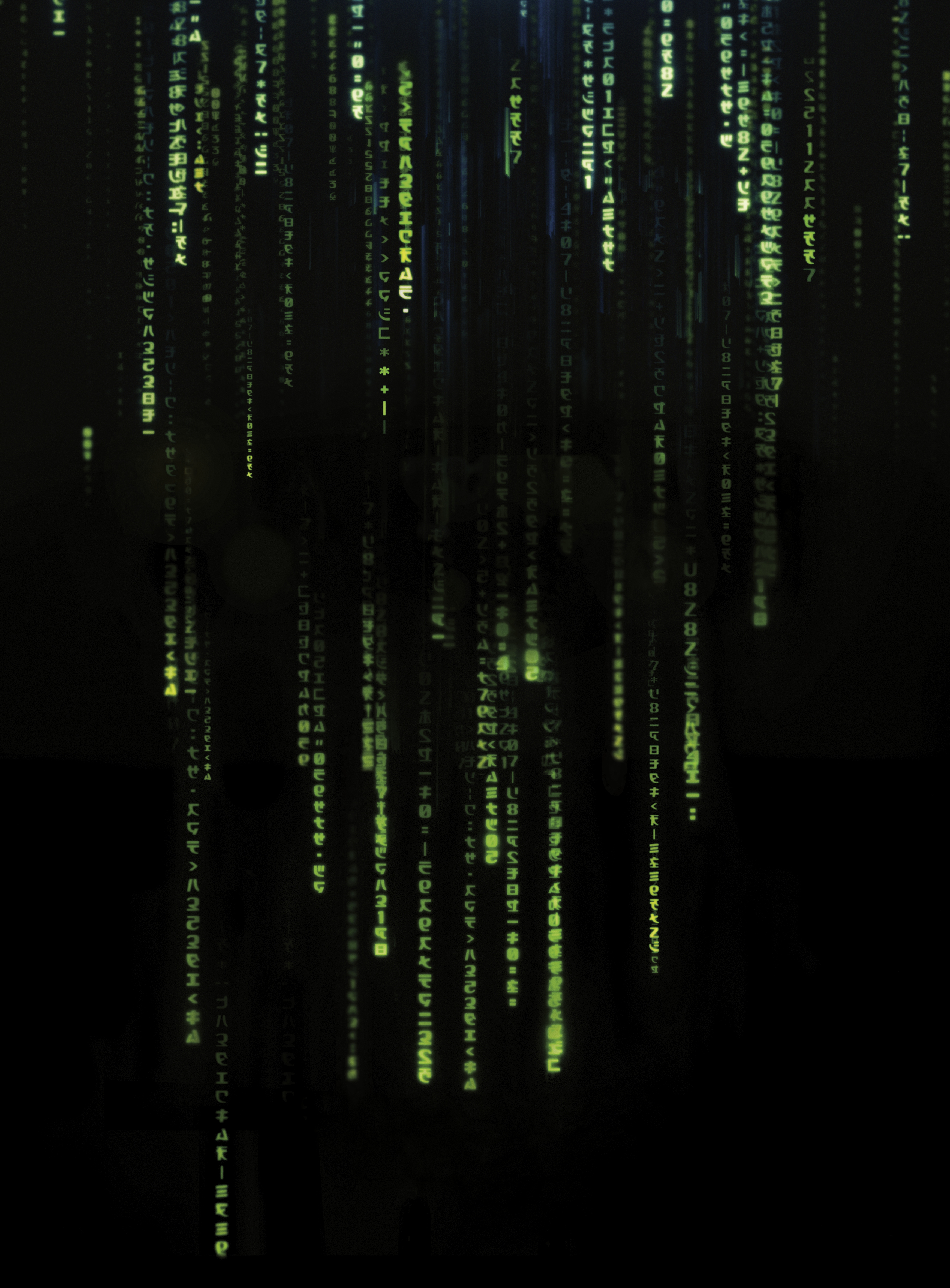 The Matrix Resurrections Wallpaper 4K, 2021 Movies, Matrix Code, Matrix Rain, Black Dark