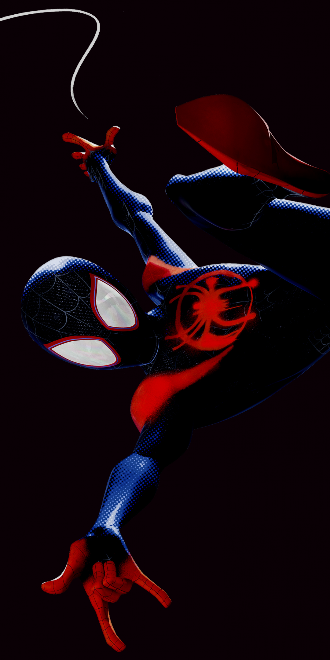 Miles Morales Wallpaper 4K, Spider Man: Into The Spider Verse, Black Dark