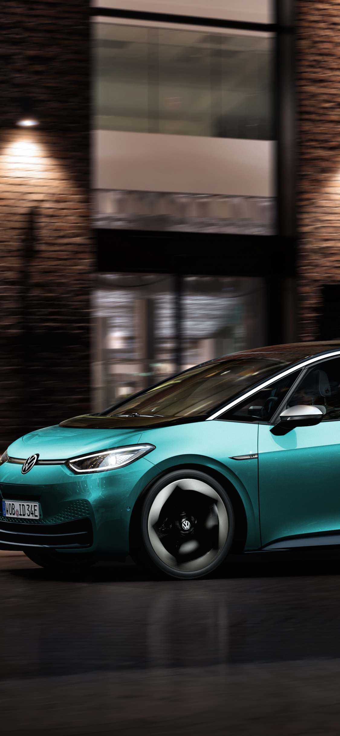 Download volkswagen id.3, compact car, 2019 1125x2436 wallpaper, iphone x, 1125x2436 HD image, background, 22502