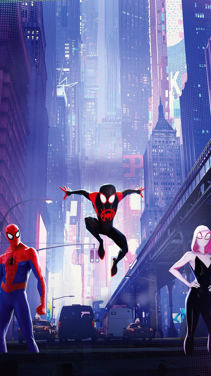 Spider Man: Into The Spider Verse (2018) Phone Wallpaper. Moviemania. Spiderman Picture, Spiderman, Marvel Spiderman